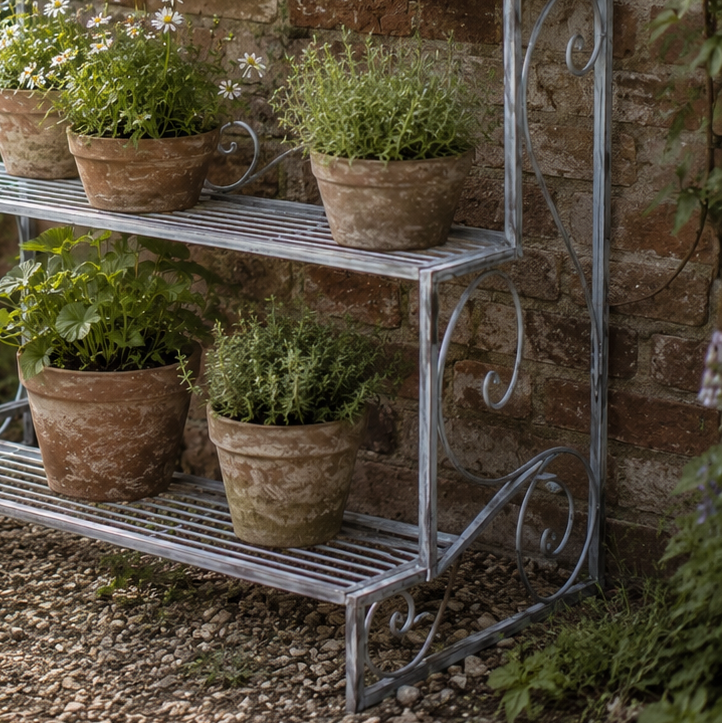Three Tier Metal Plant Stand