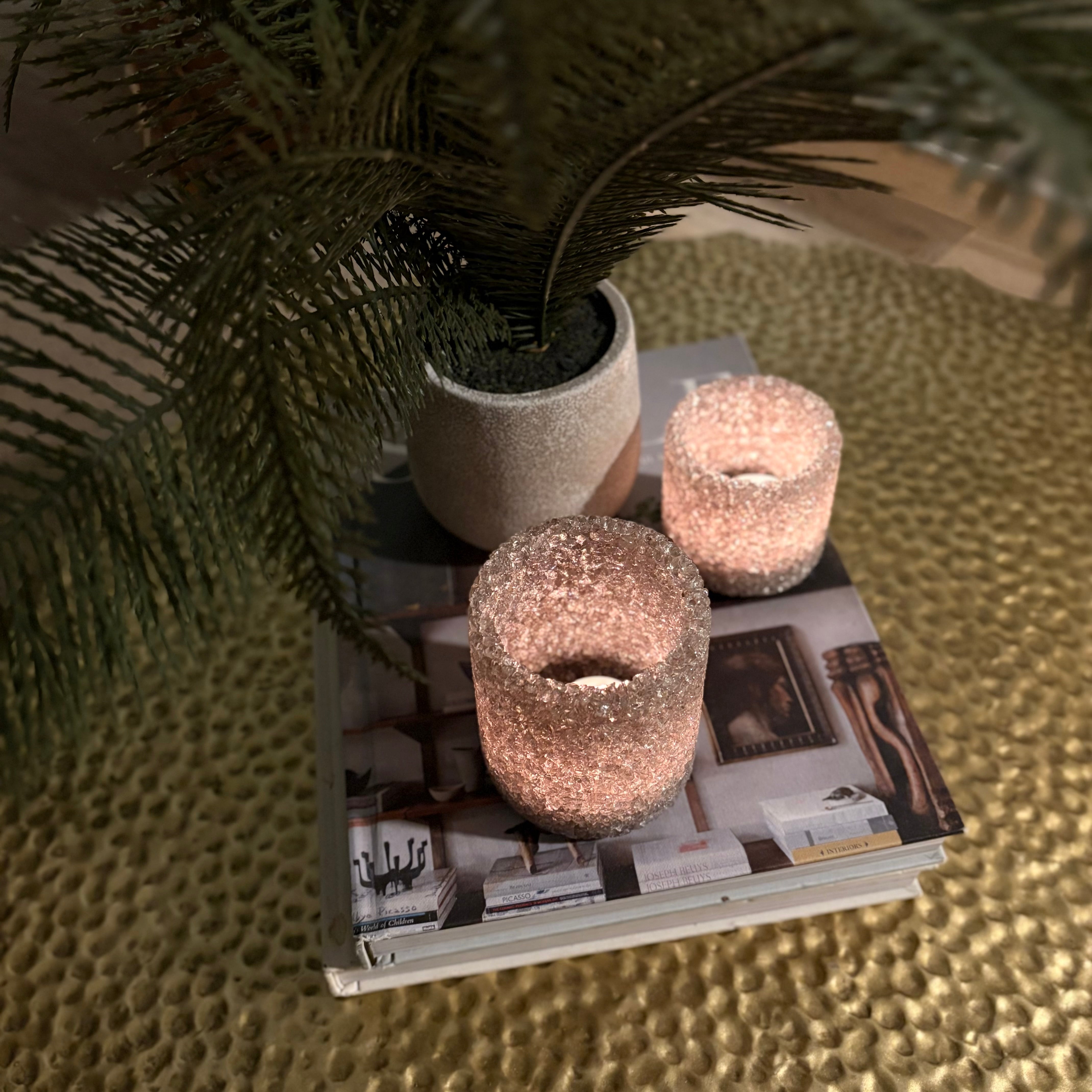 Morita Glass Candle Holder