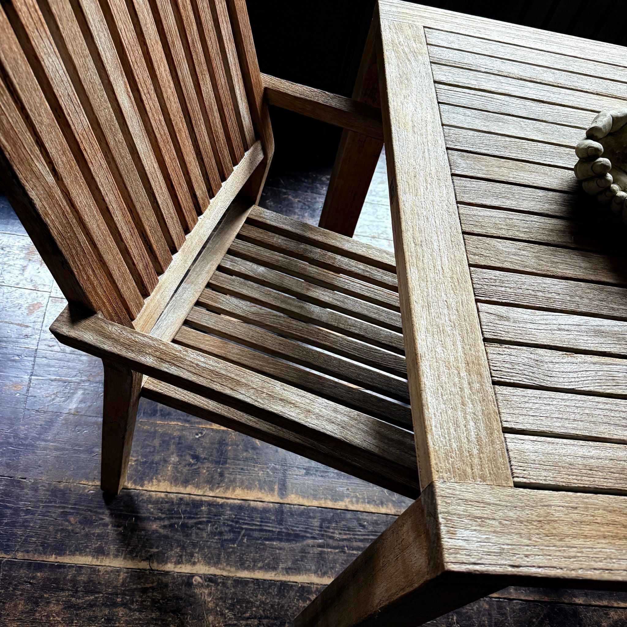 Teak Garden Table & Chair Set By Gloster