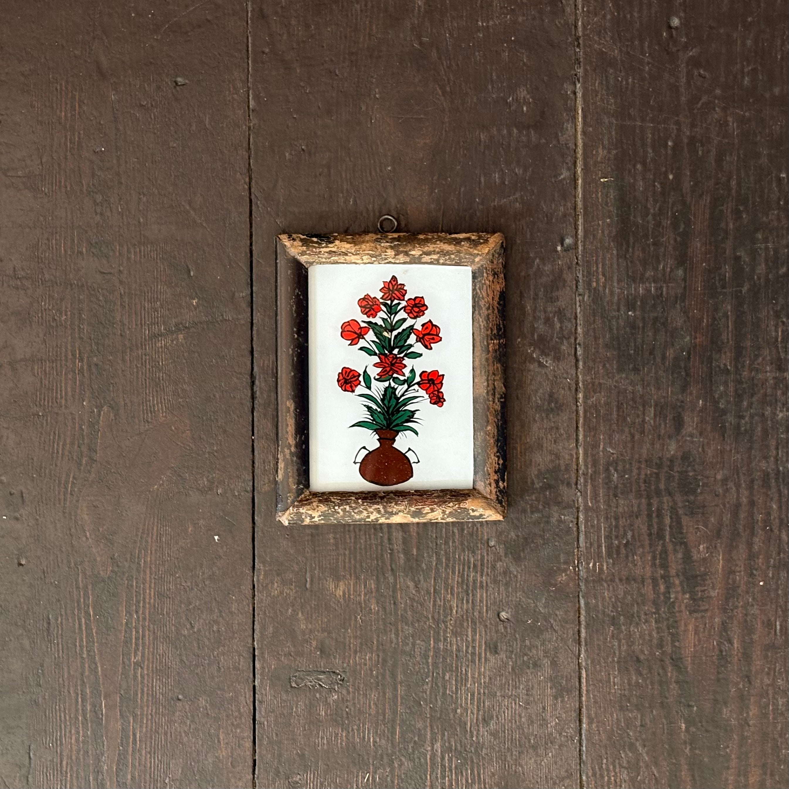 Indian Glass Paintings - Tiny