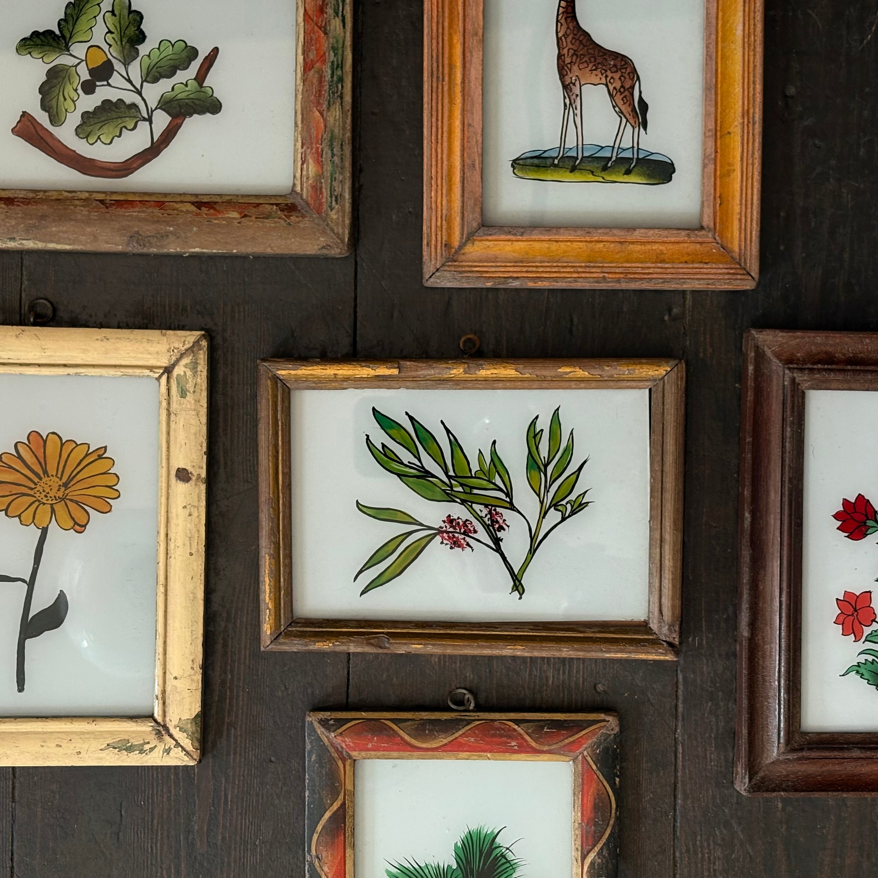 Indian Glass Paintings - Small