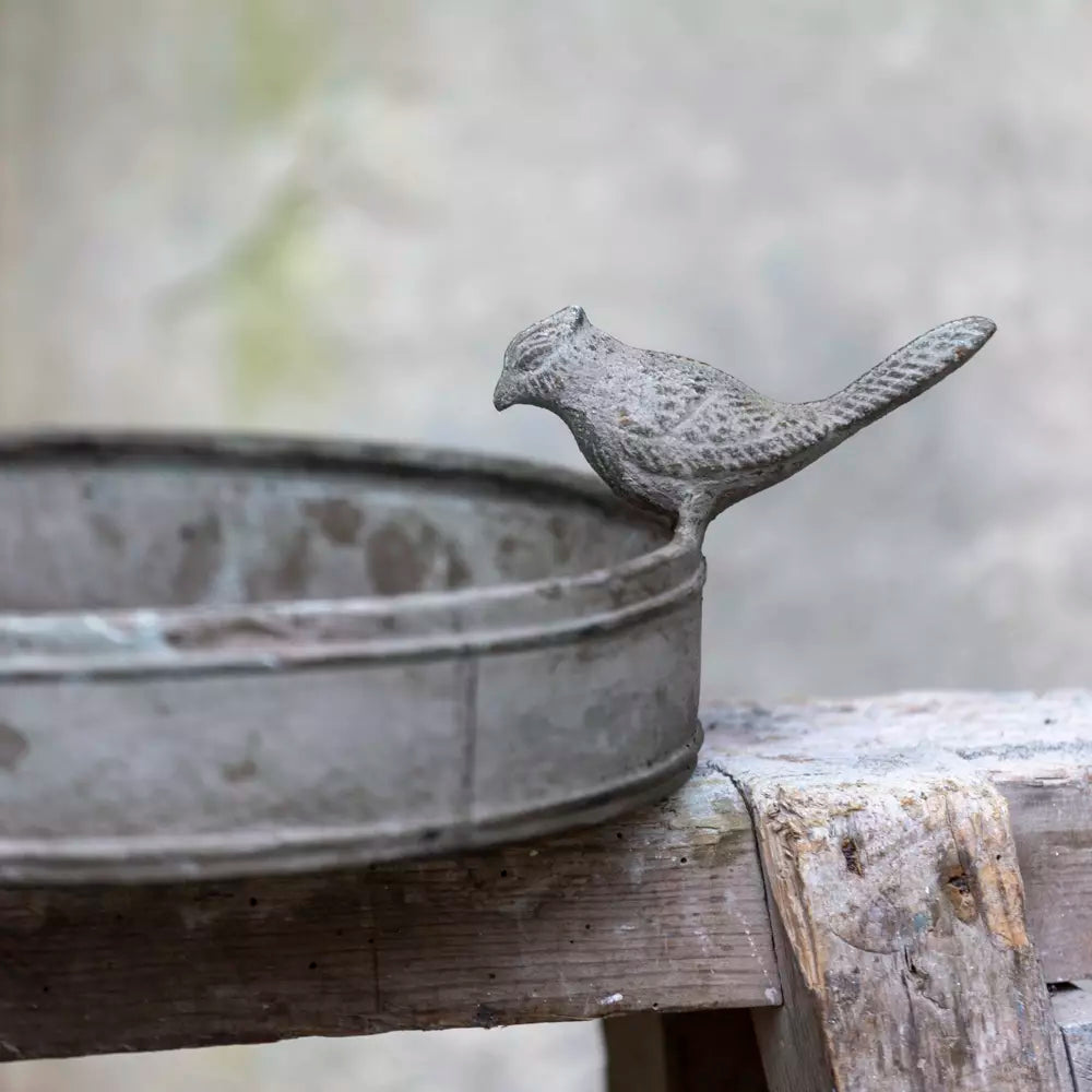 Decorative Metal Birdbath