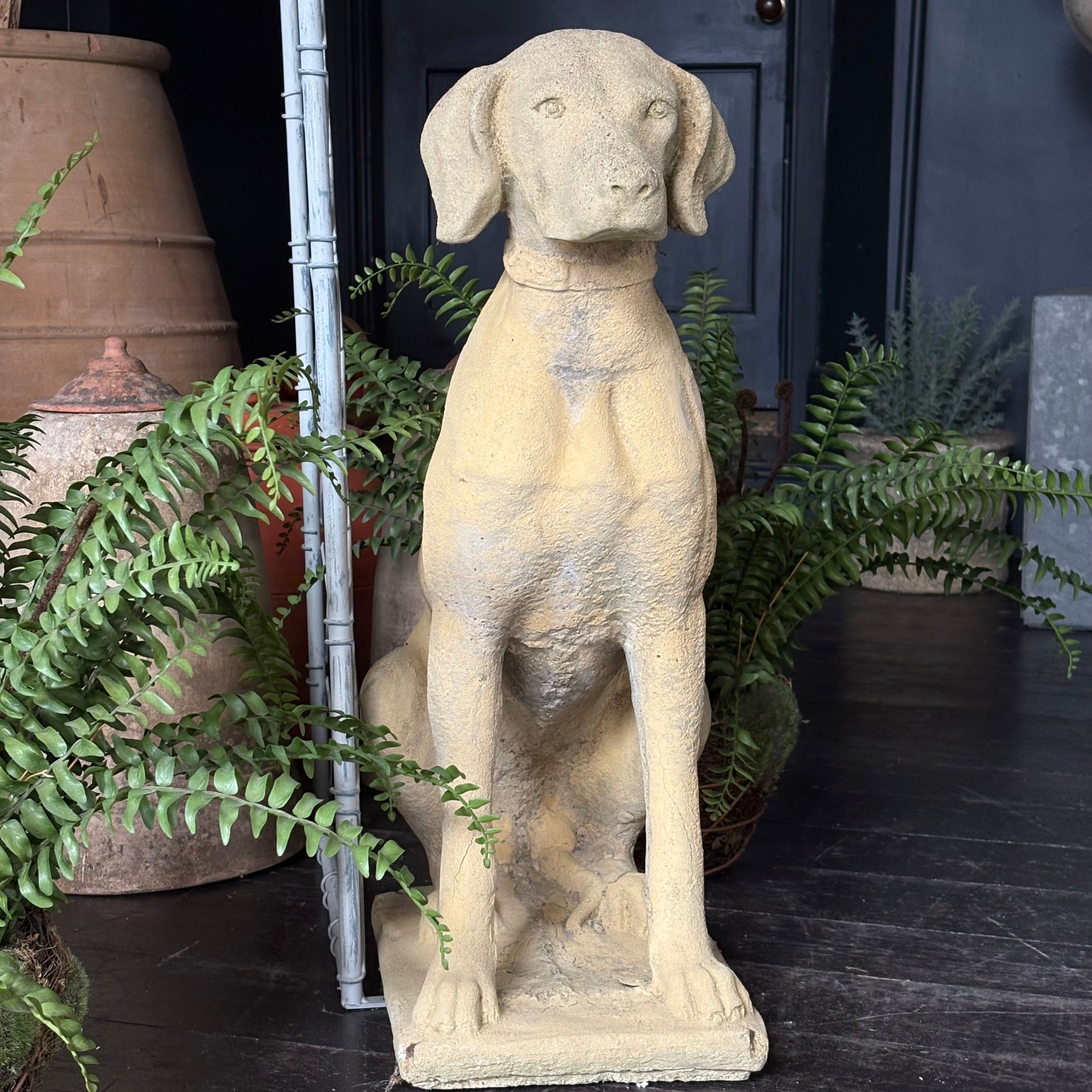 Cast Gundog Sculpture