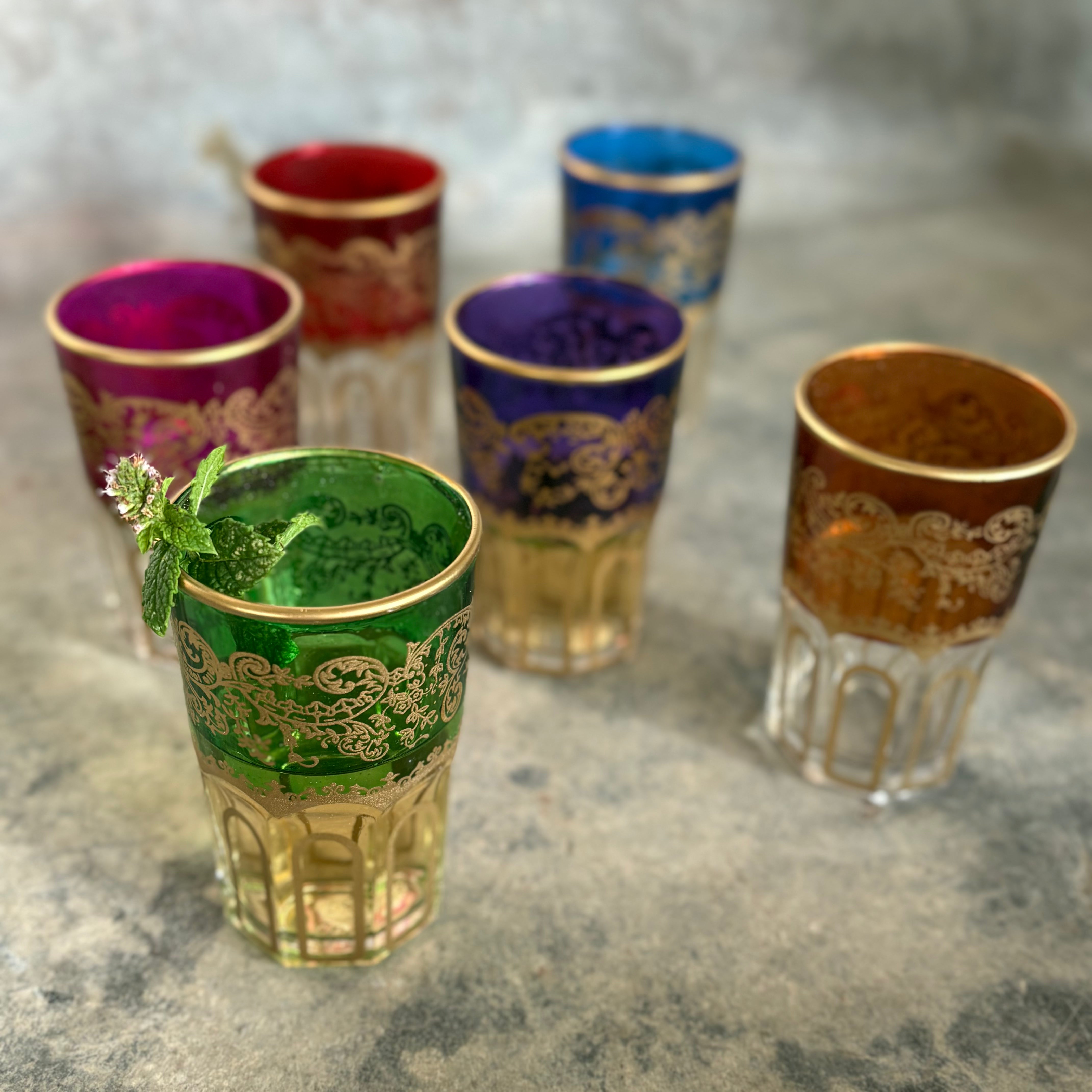 Moroccan Tea Glasses (Set of 6)