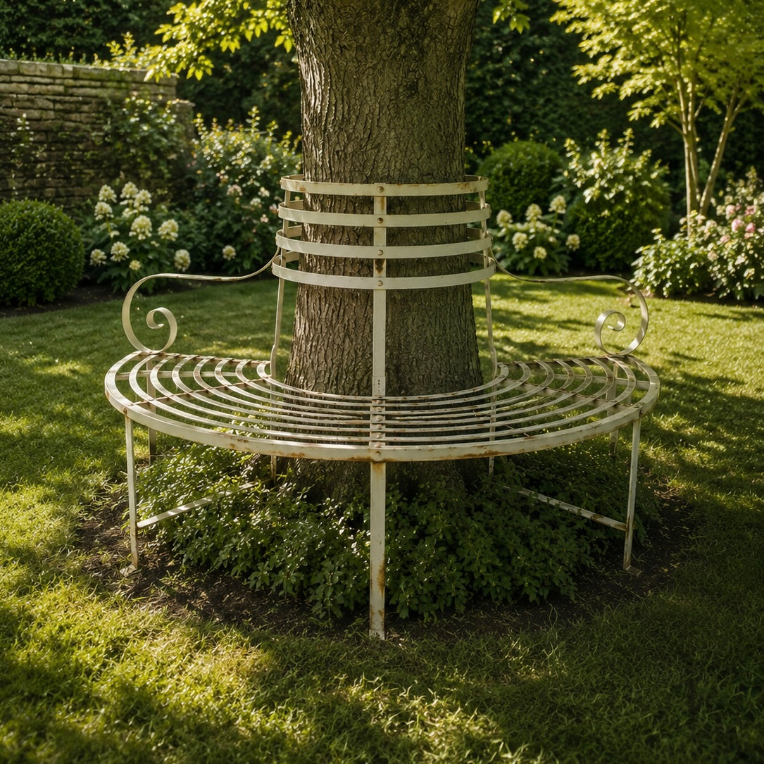 Vintage Metal Tree Seat