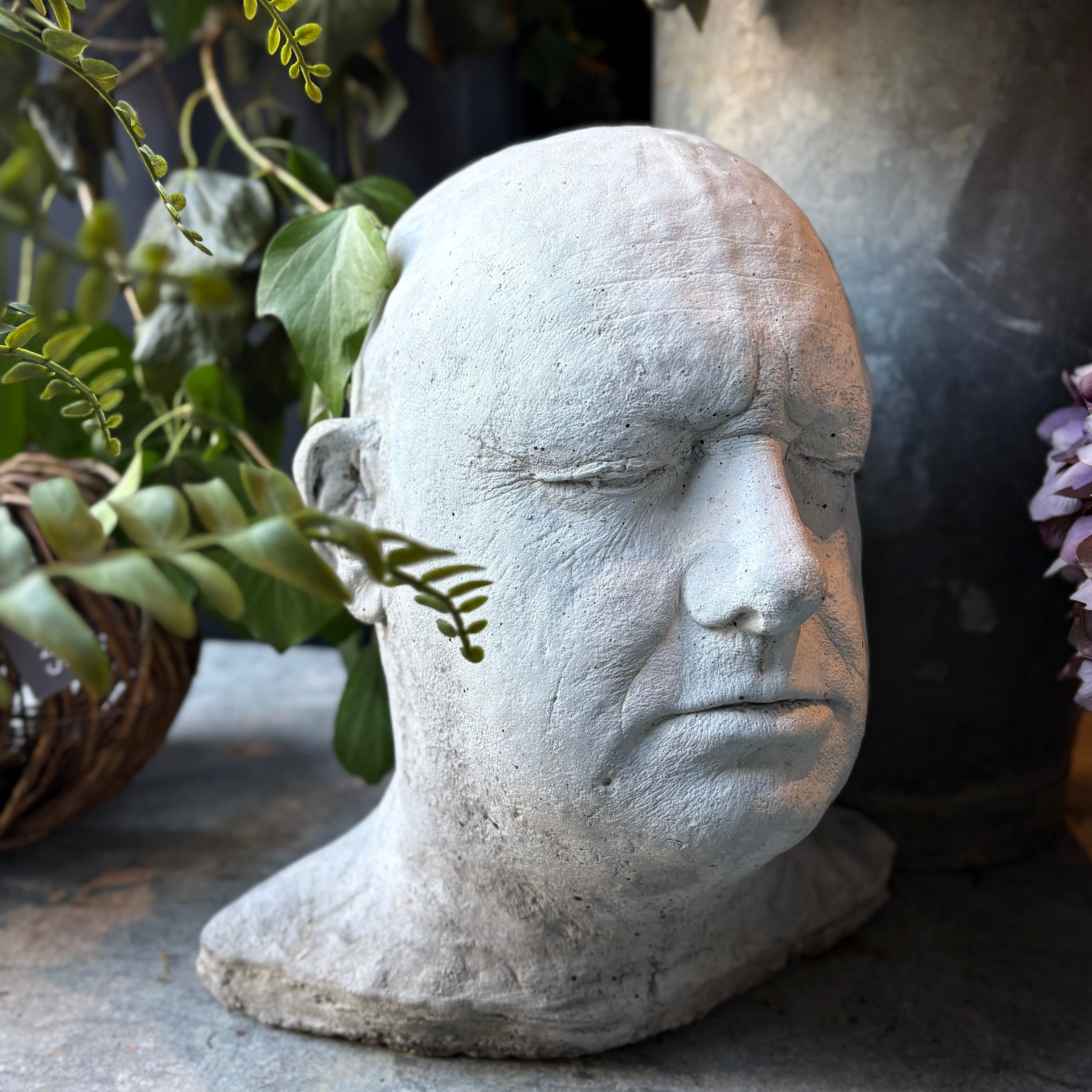 Sculpture of Mans Head