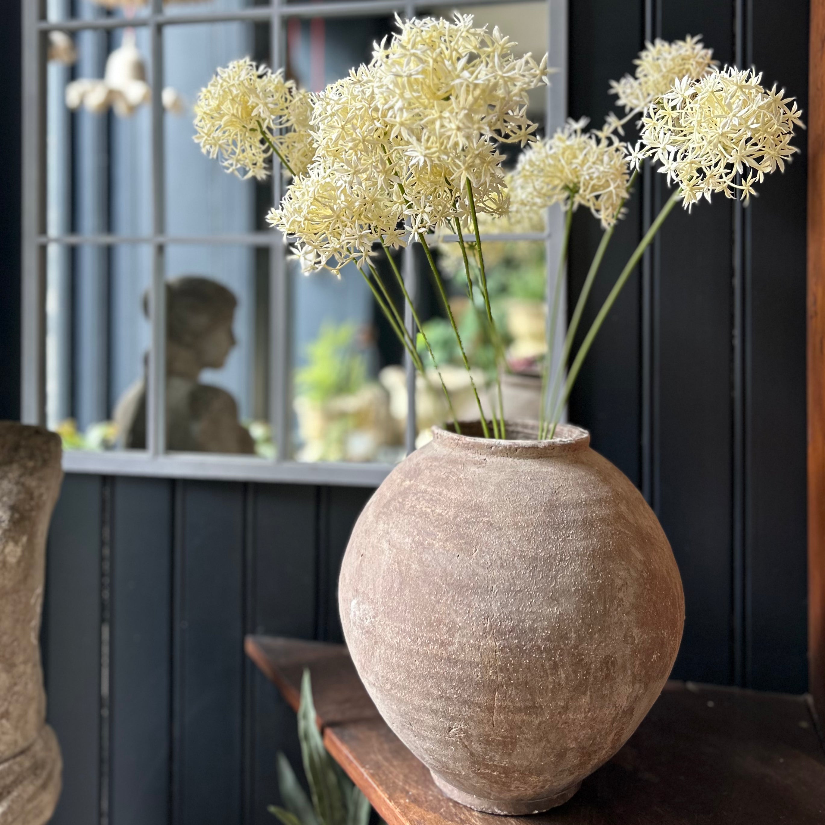 Artificial Cream Allium