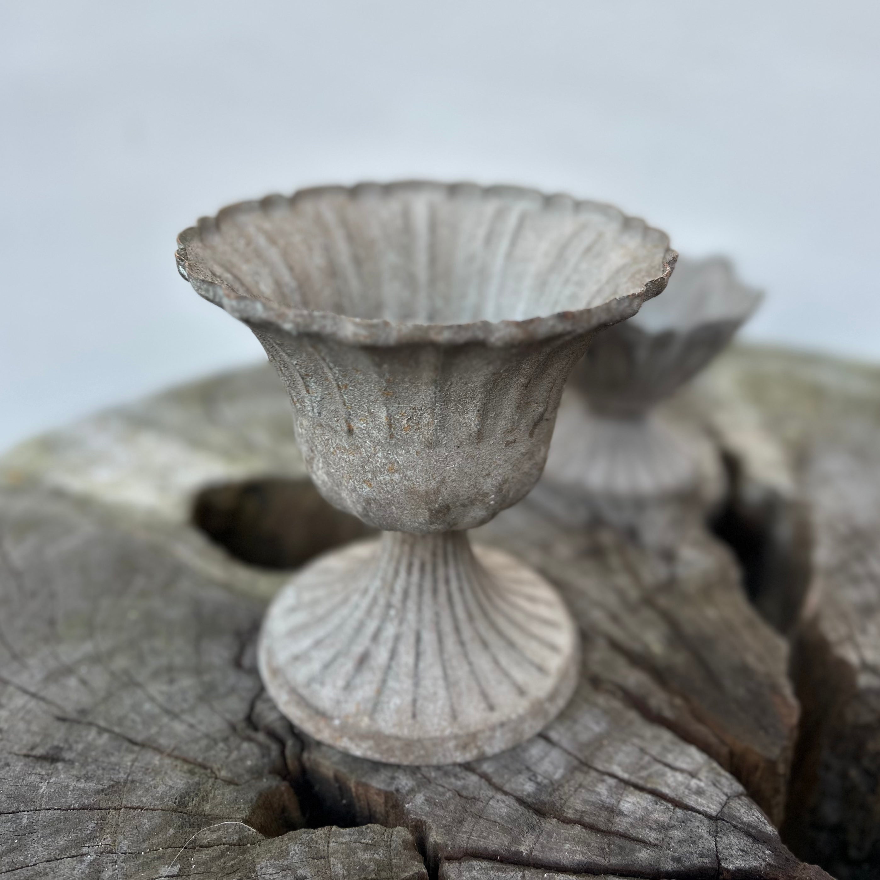 Miniature Metal Tulip Urn