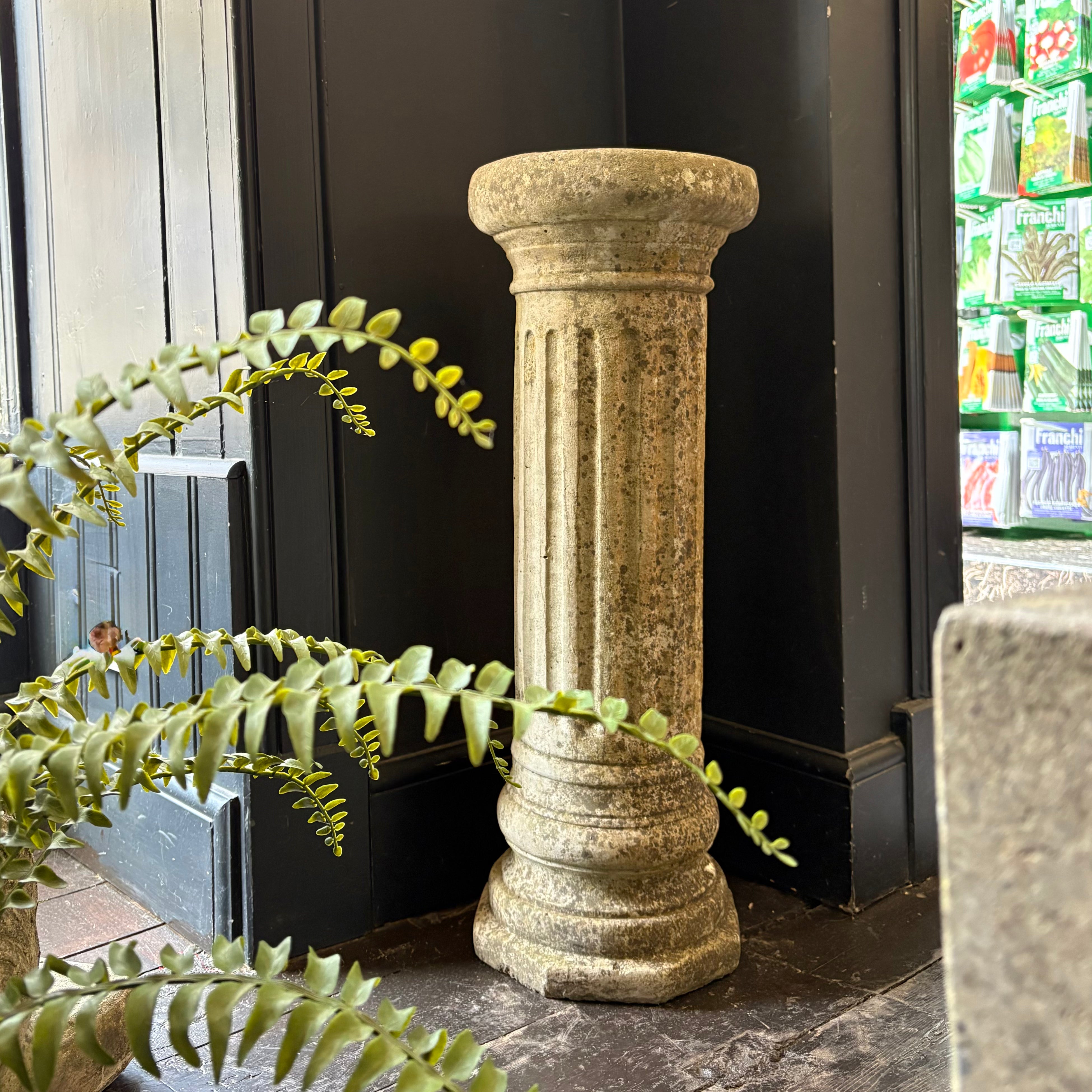 Reclaimed Cast Pedestal