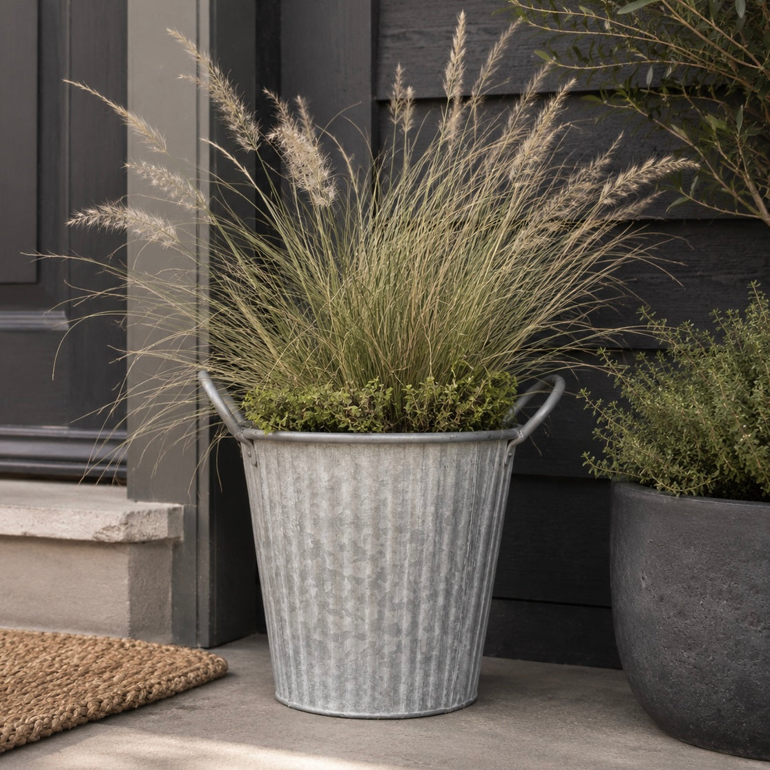 Small Zinc Planter