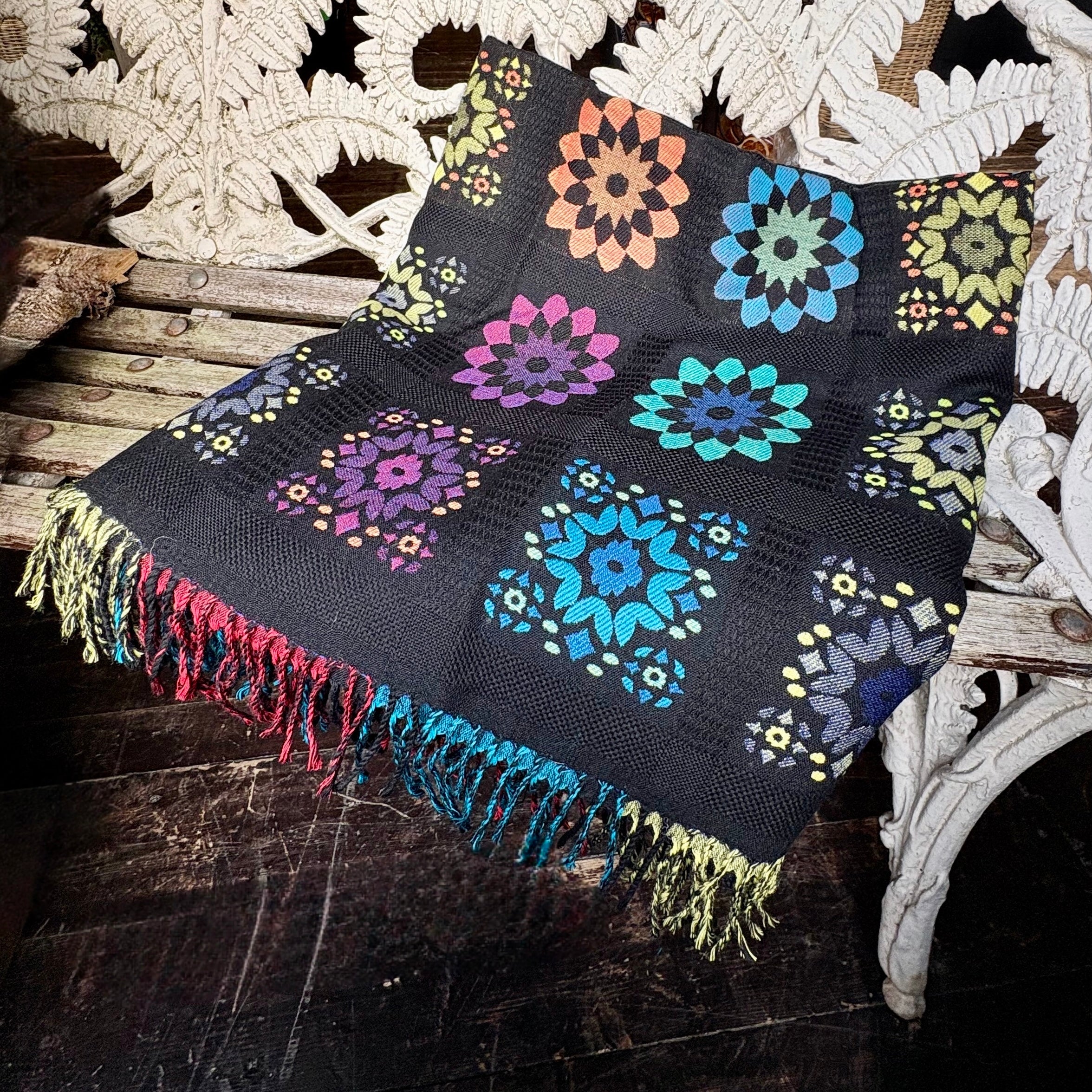 Technicolour Jacquard Blanket