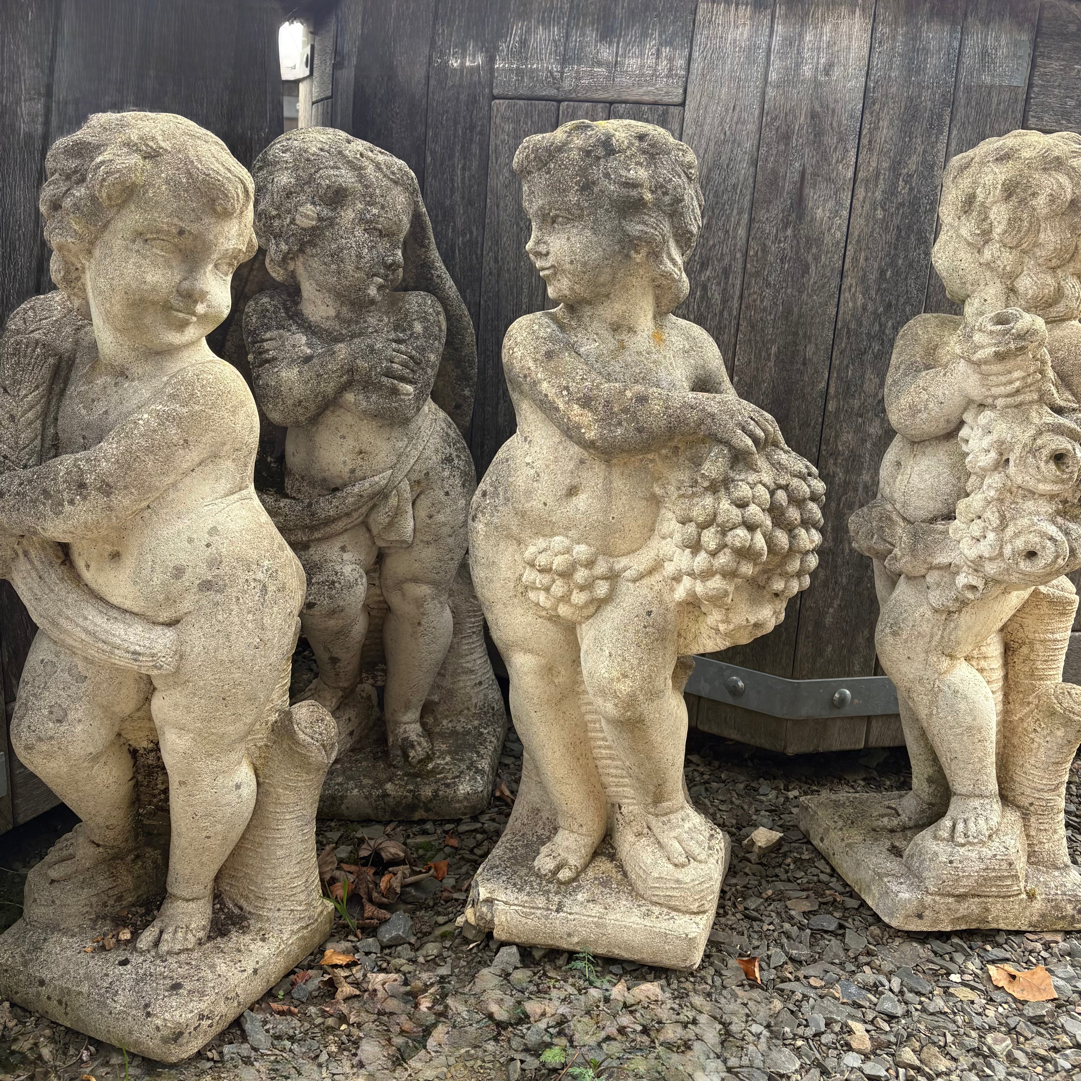 Four Seasons Cast Garden Statues