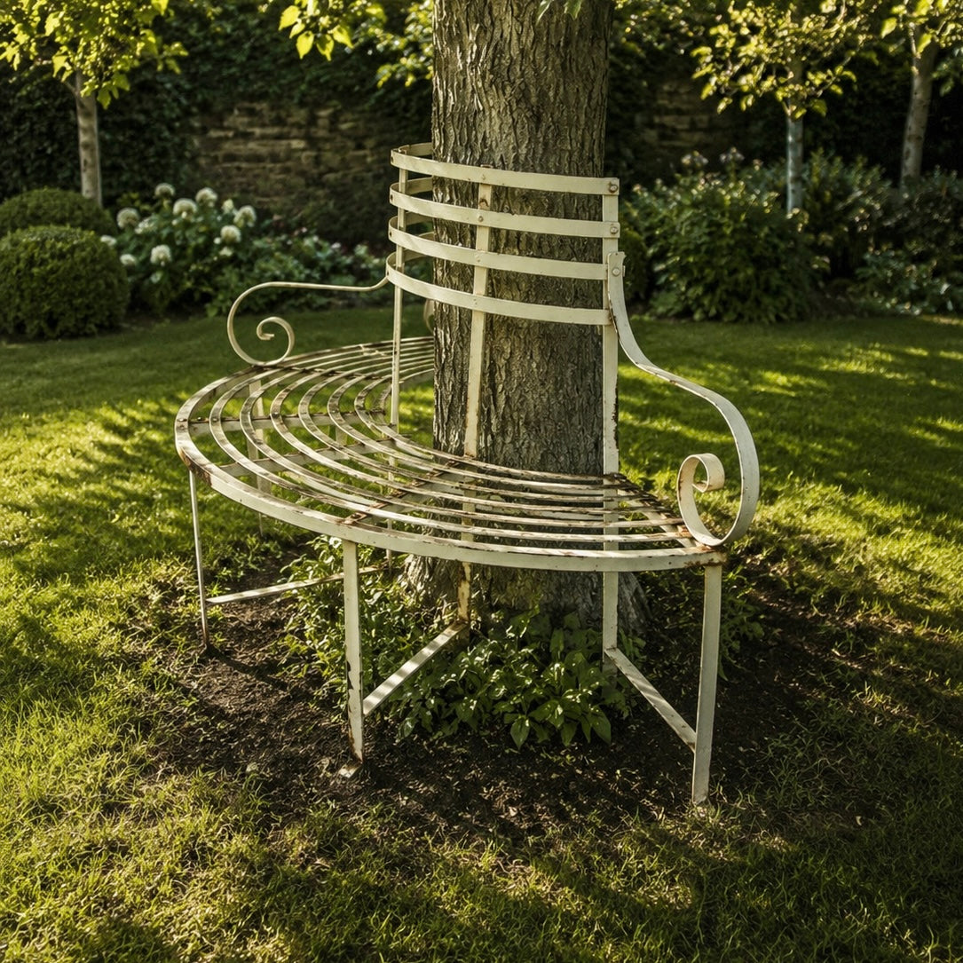 Vintage Metal Tree Seat