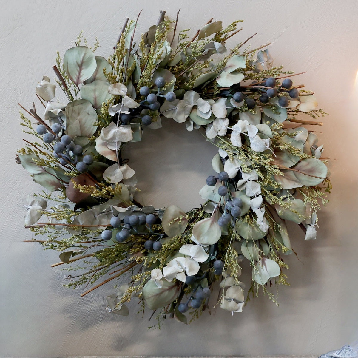 Wreath With Dried Eucalyptus