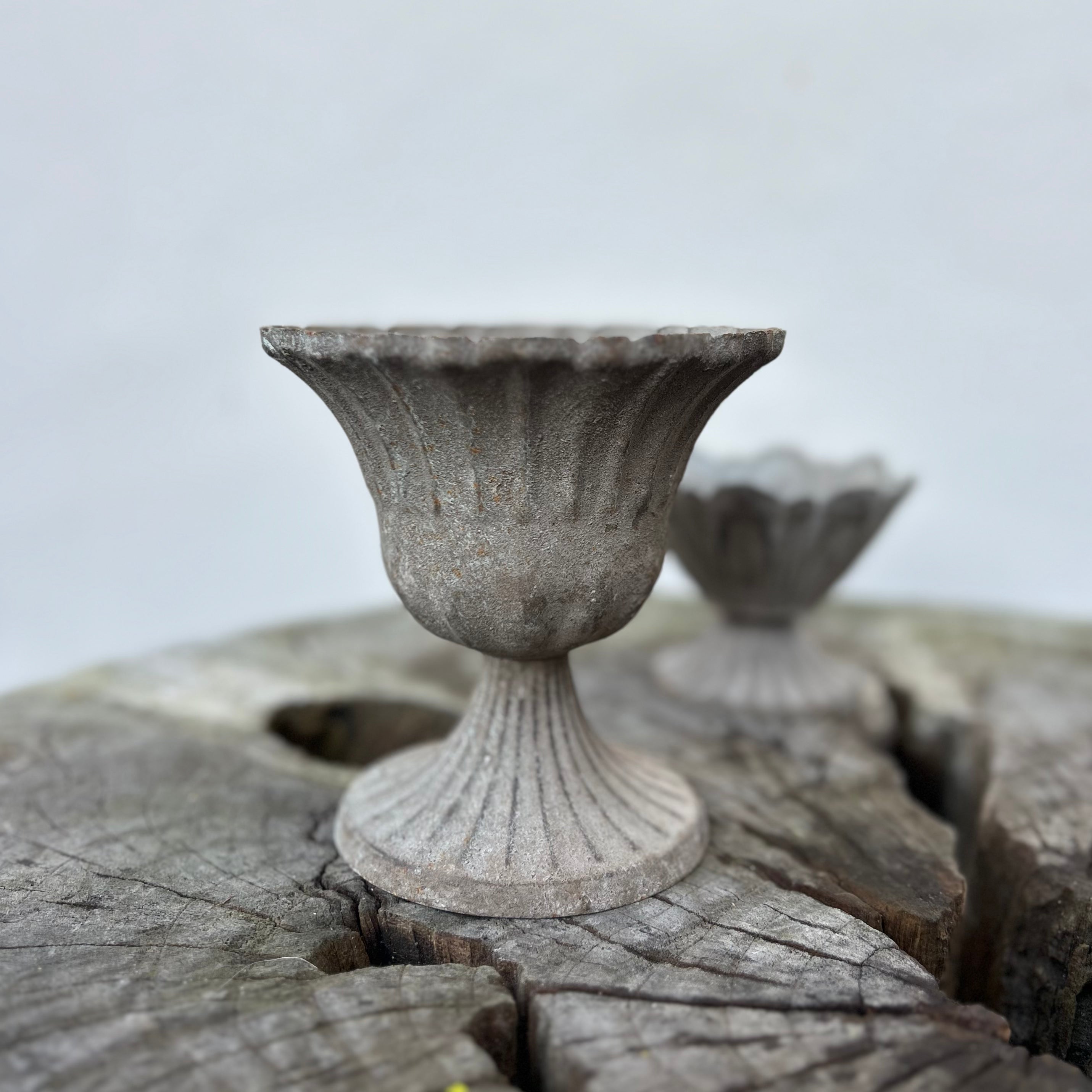 Miniature Metal Tulip Urn