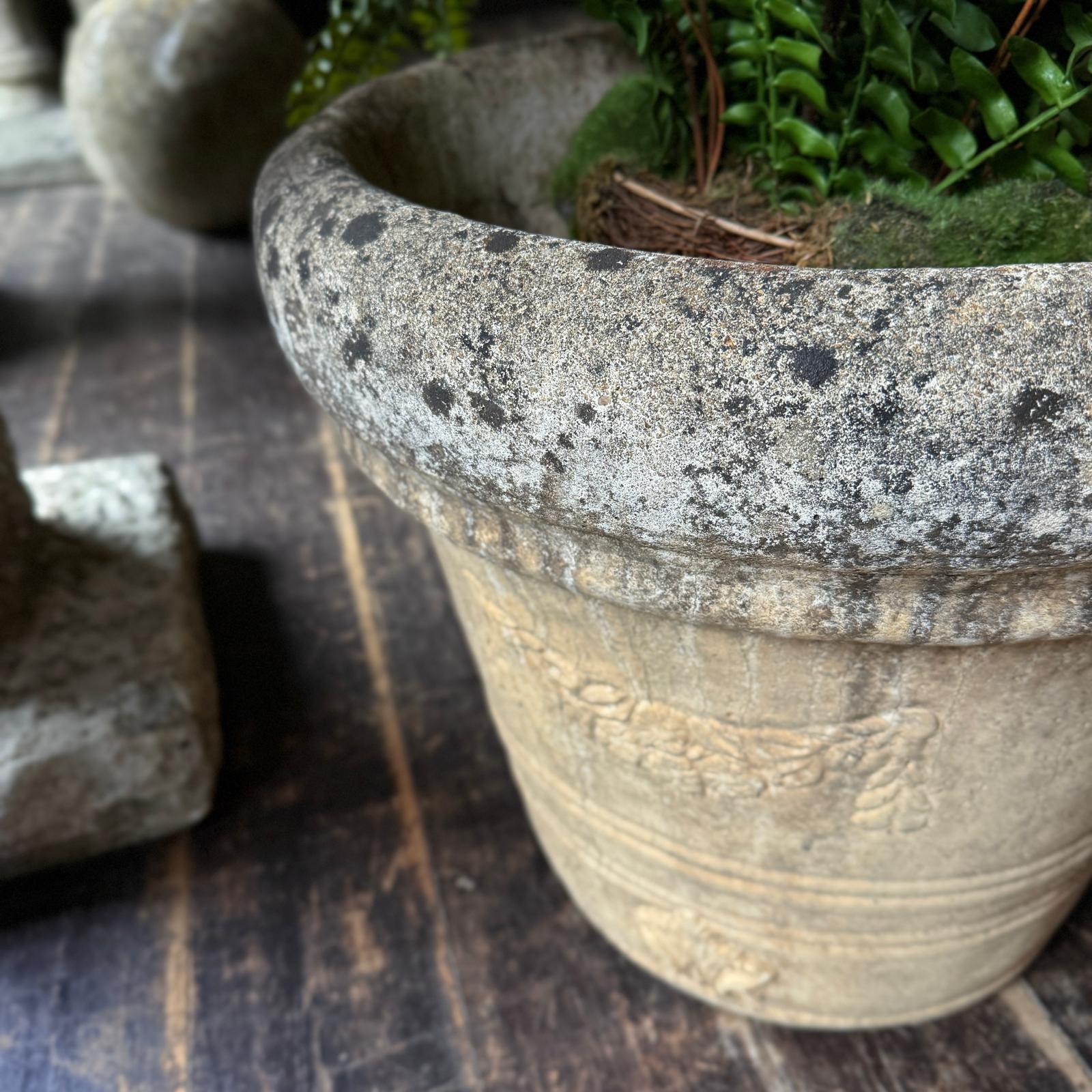 Nicely Weathered Garden Pot