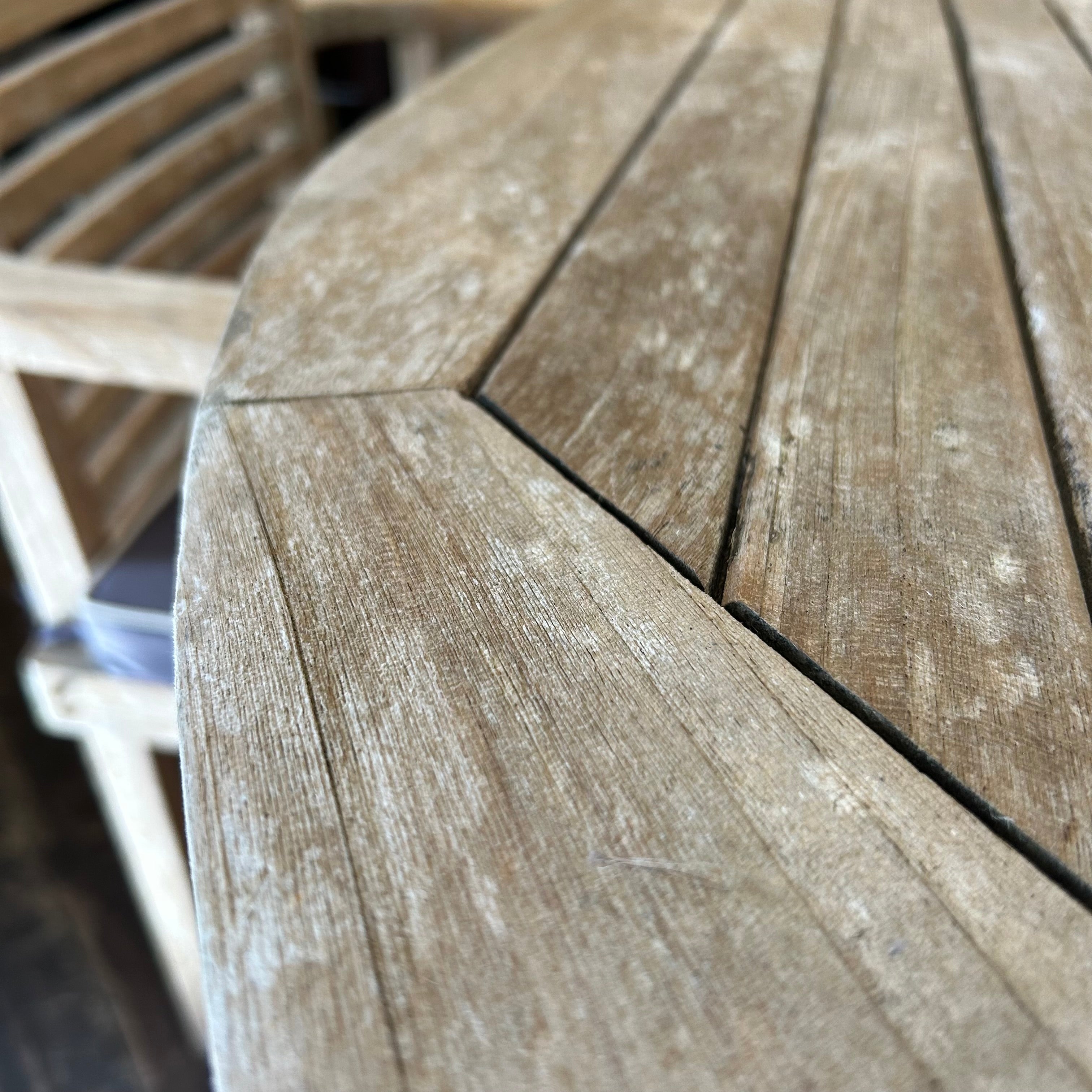 Extending Teak Outdoor Dining Set