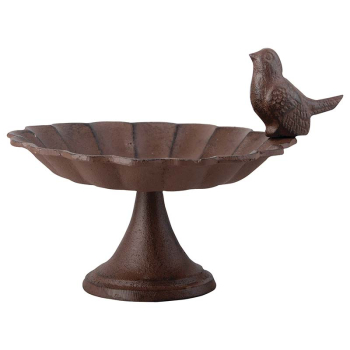 Decorative Iron Bird Bath/ Feeder