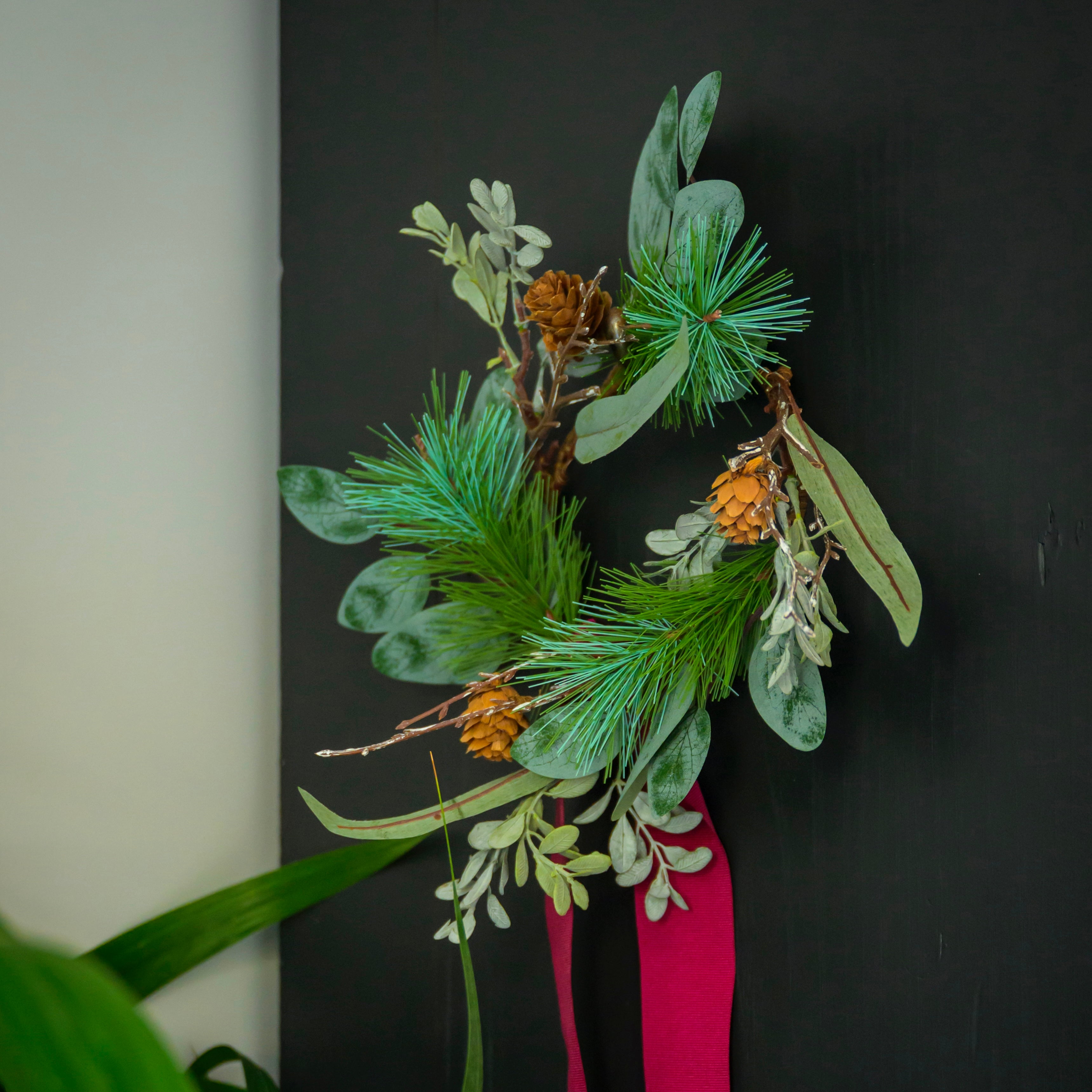 Winter Foliage Candle Ring