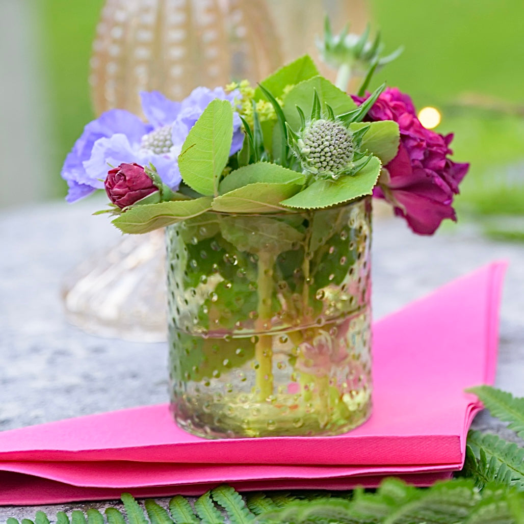 Dotty Glass Votive