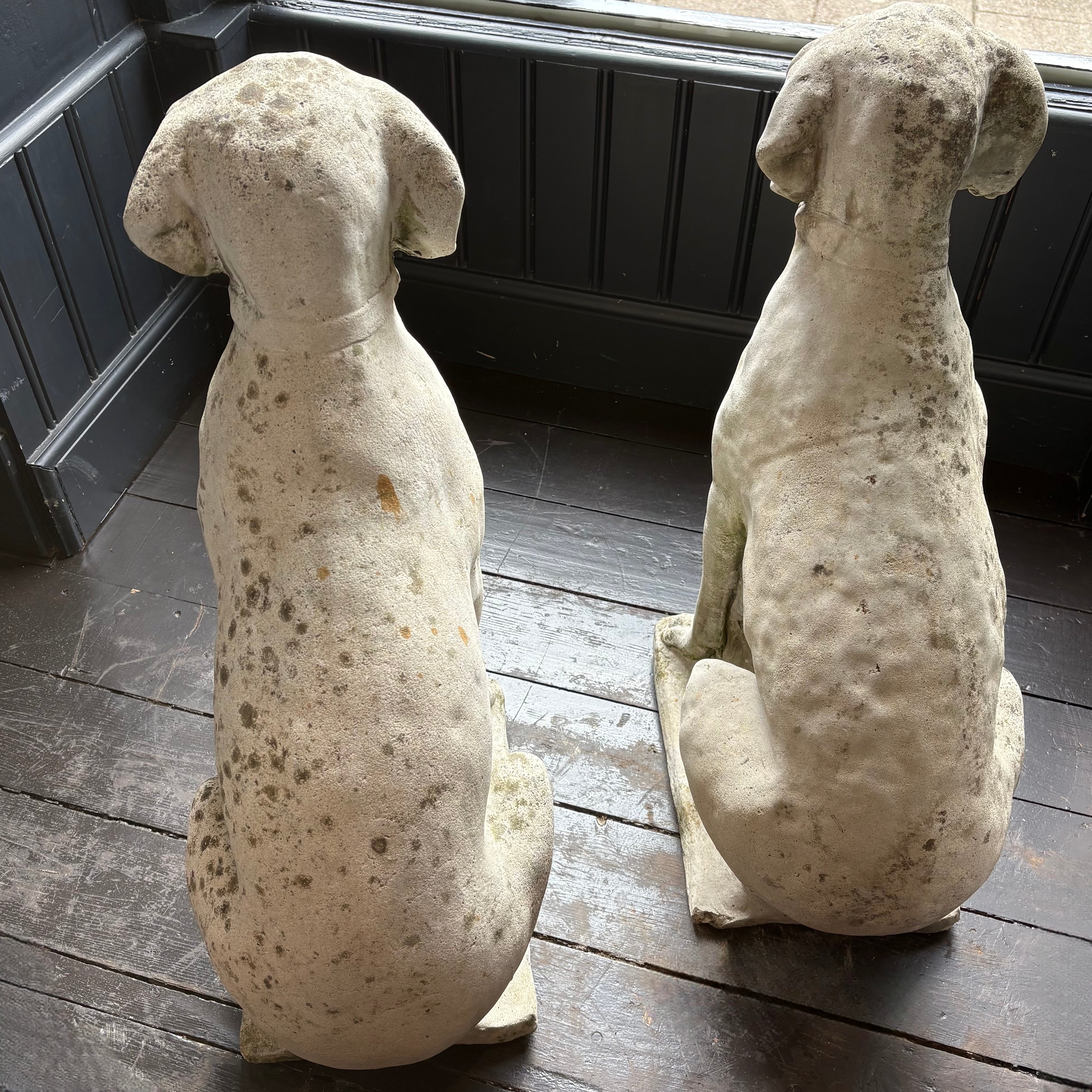 Pair of Dog Sculptures
