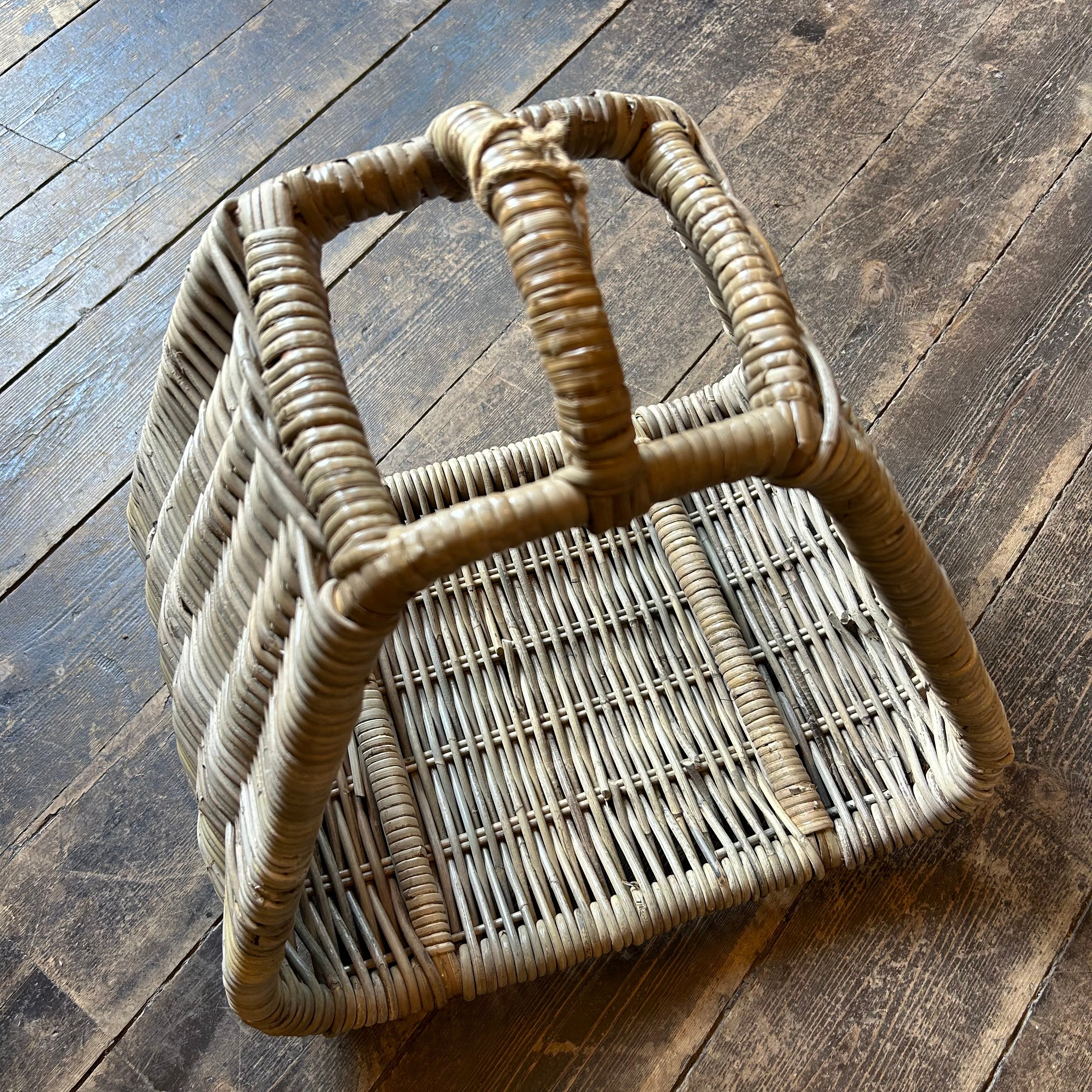 Rattan Log Holder Basket