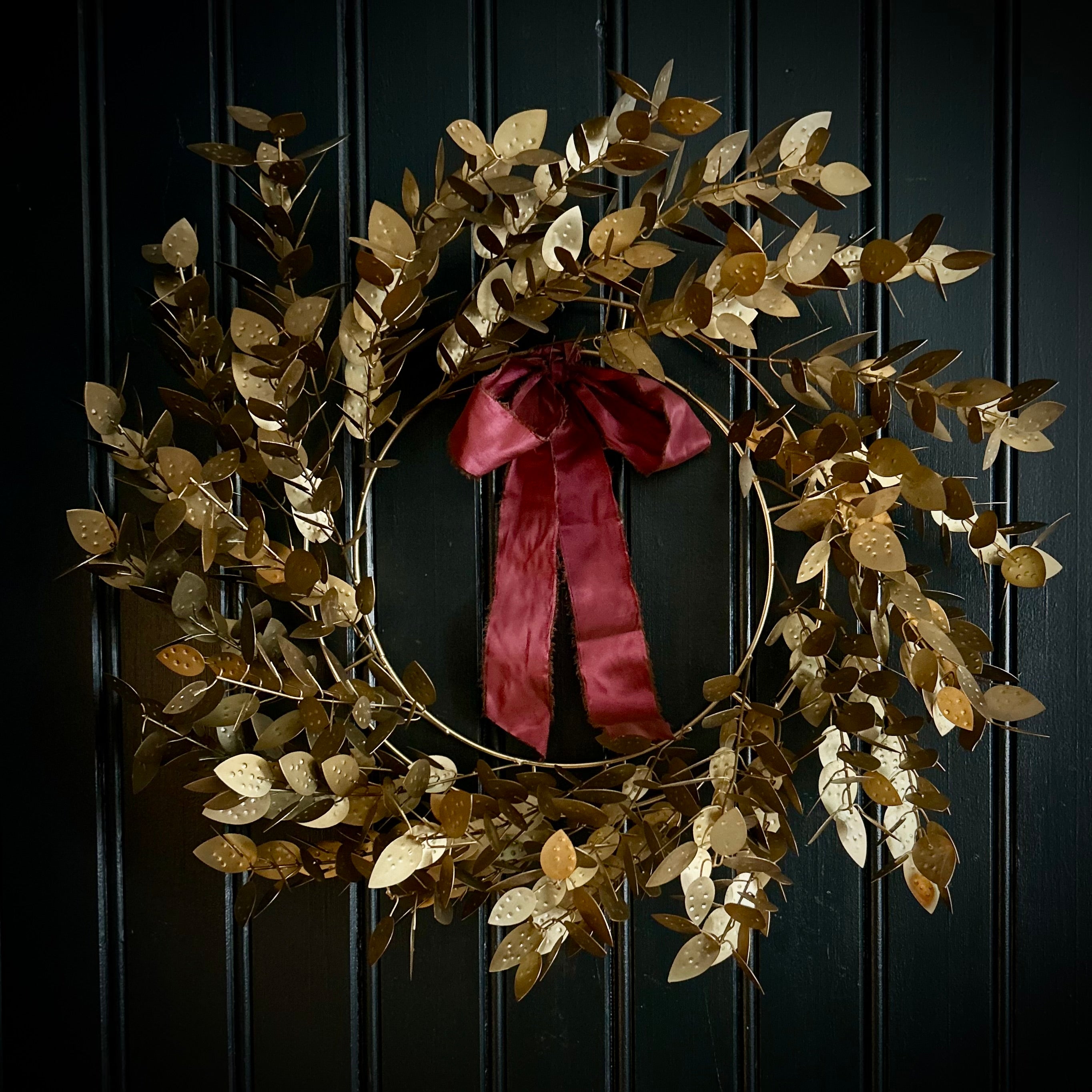 Gold Eucalyptus Wreath