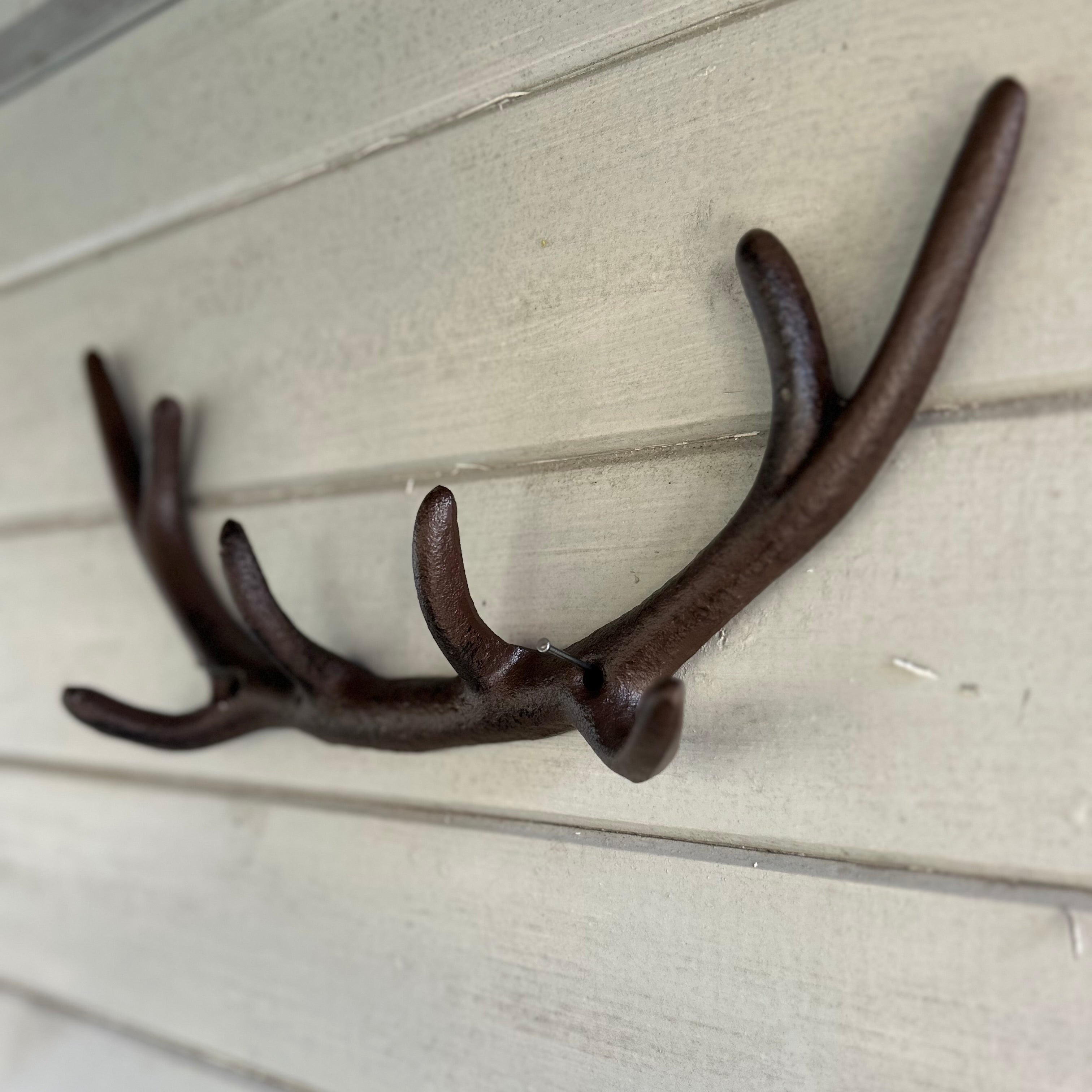 Cast Iron Antlers Hooks