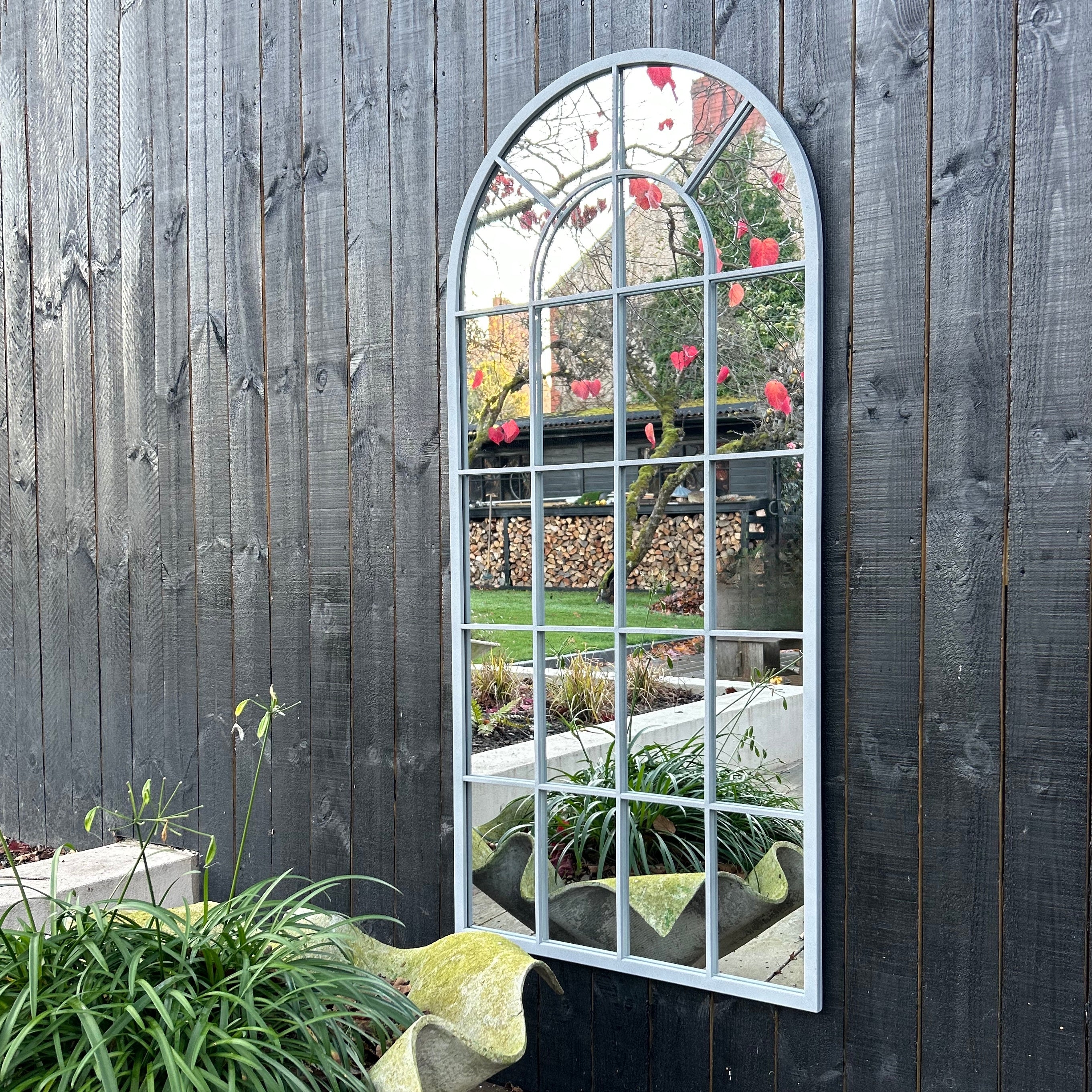 Arched Outdoor Mirror