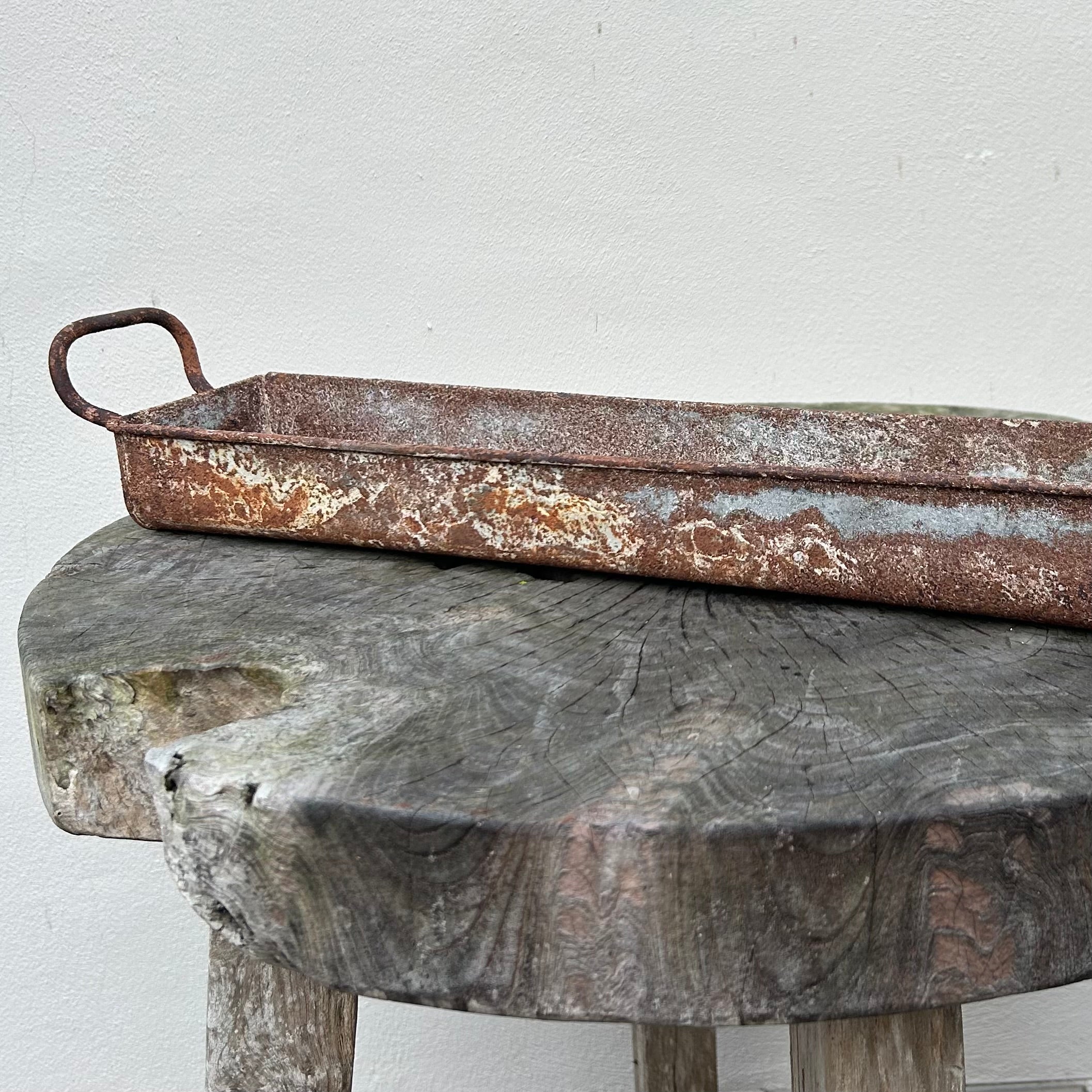 Rusty Zinc Trough