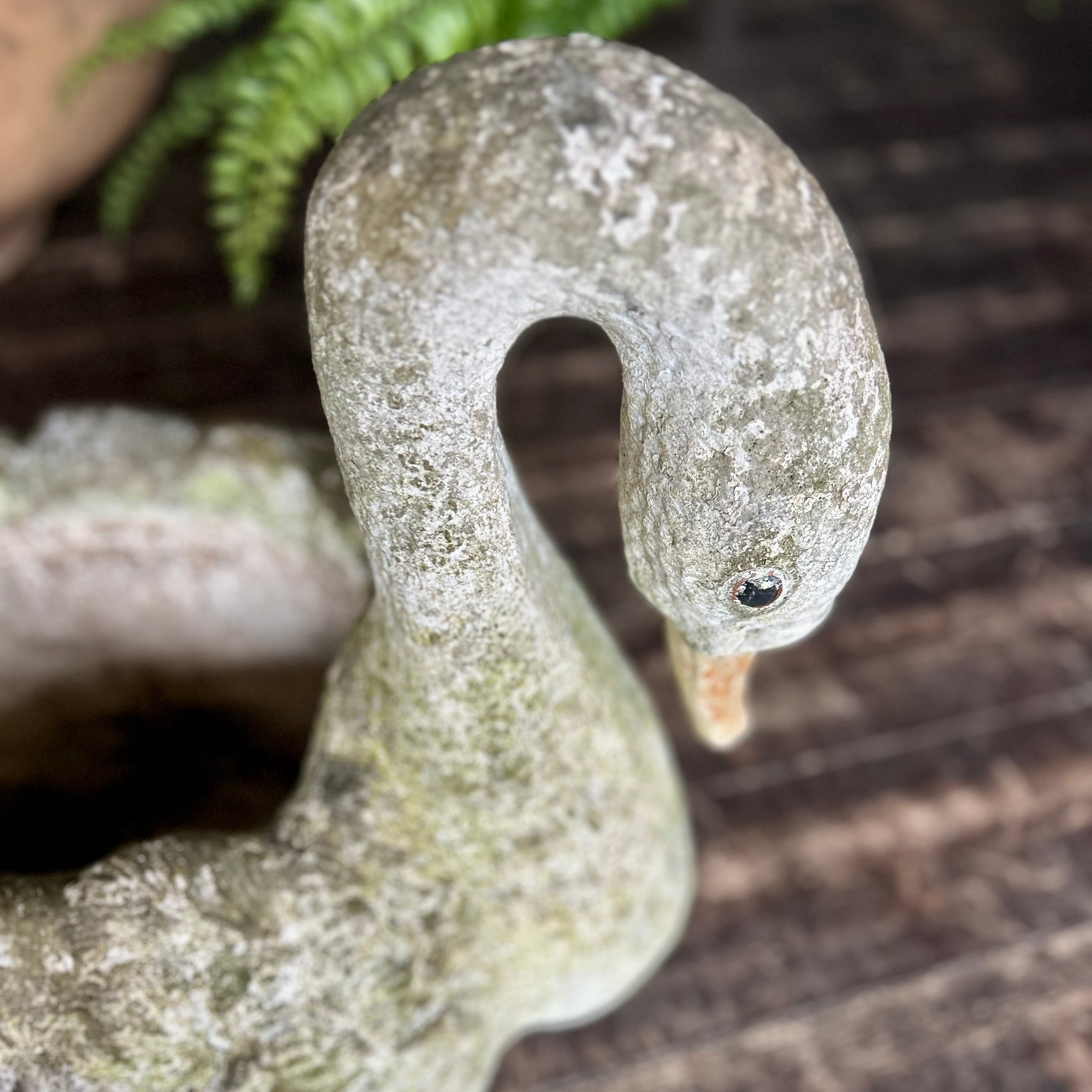 Vintage Swan Planter