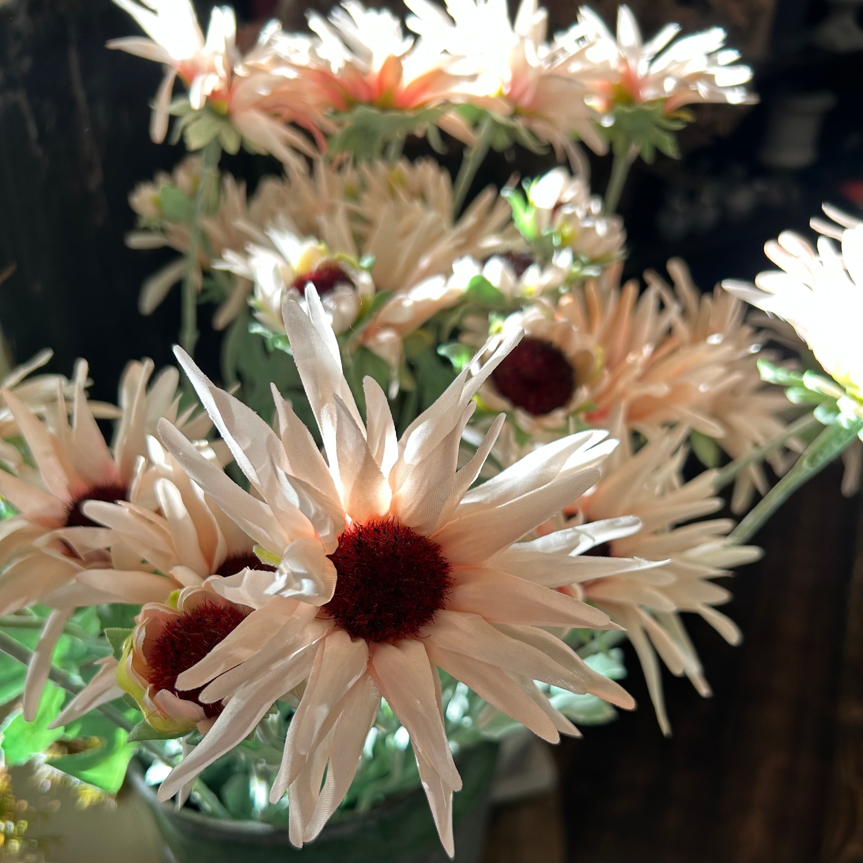 Artificial Chrysanthemum Blush