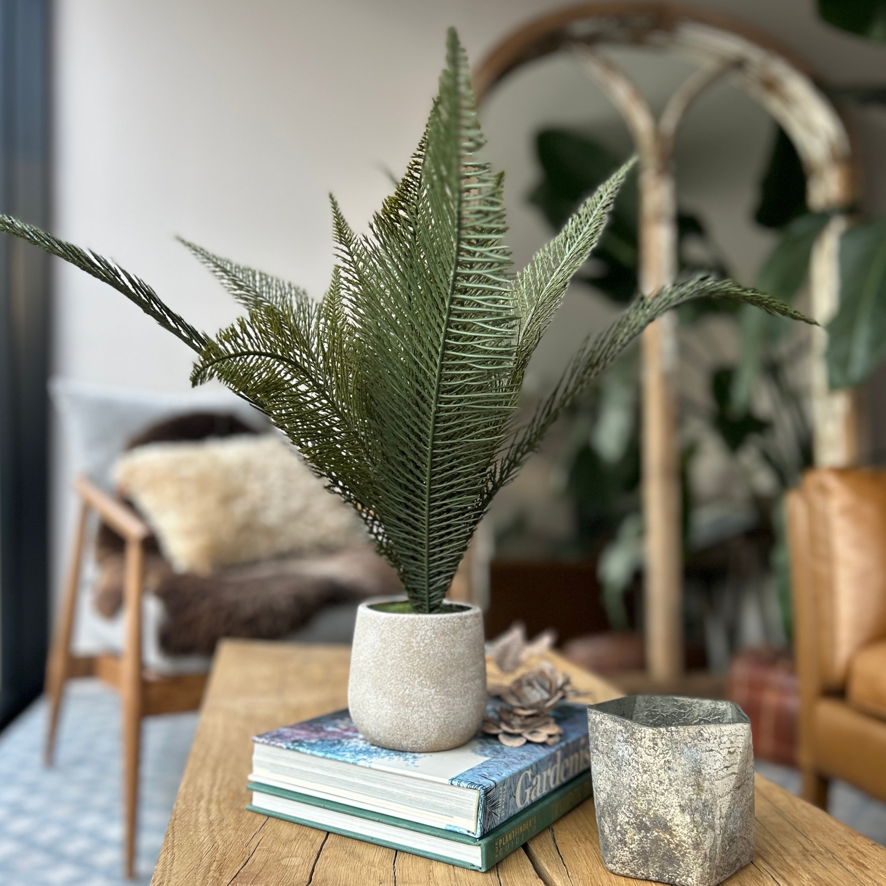 Artificial Deer Fern in Pot