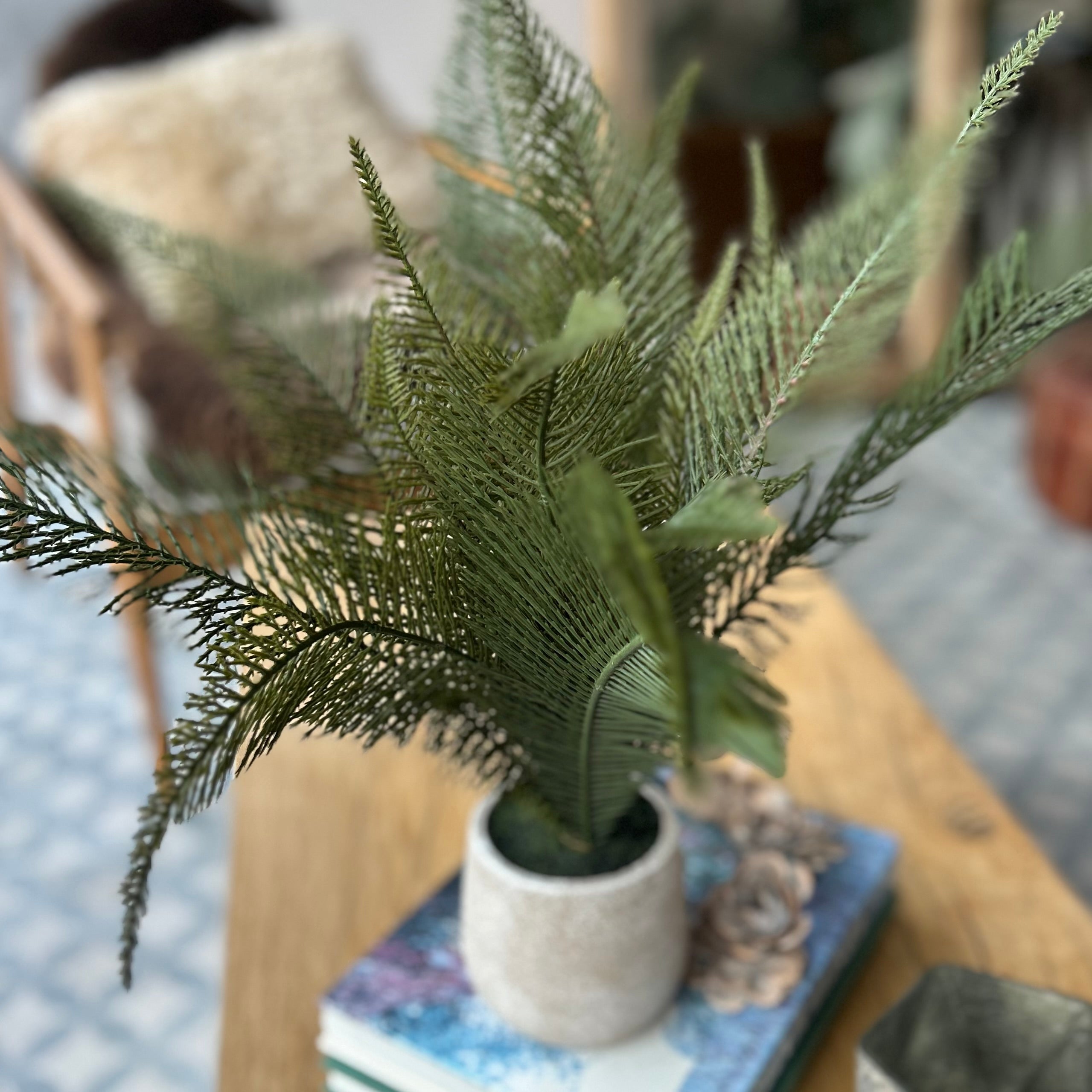 Artificial Deer Fern in Pot