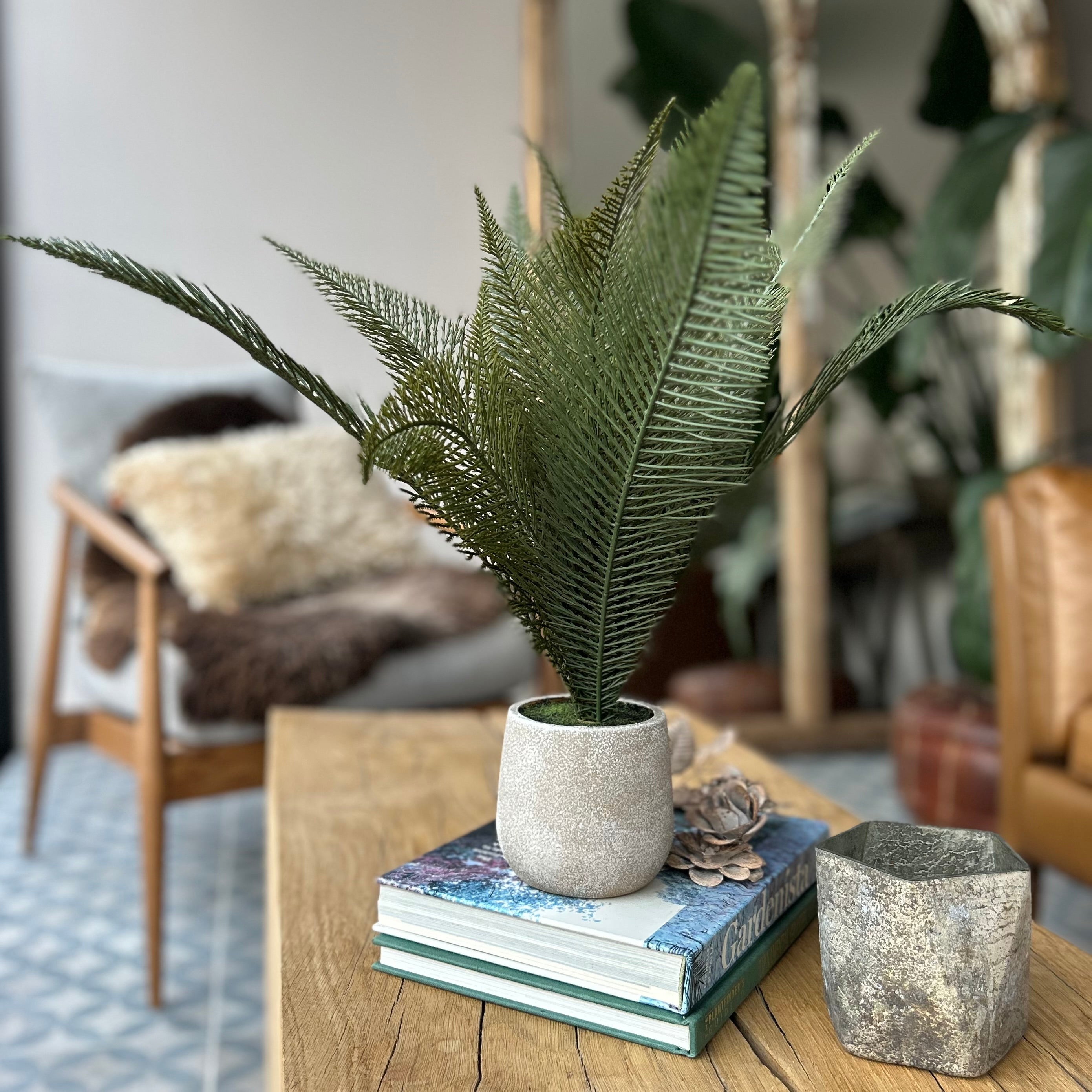 Artificial Deer Fern in Pot