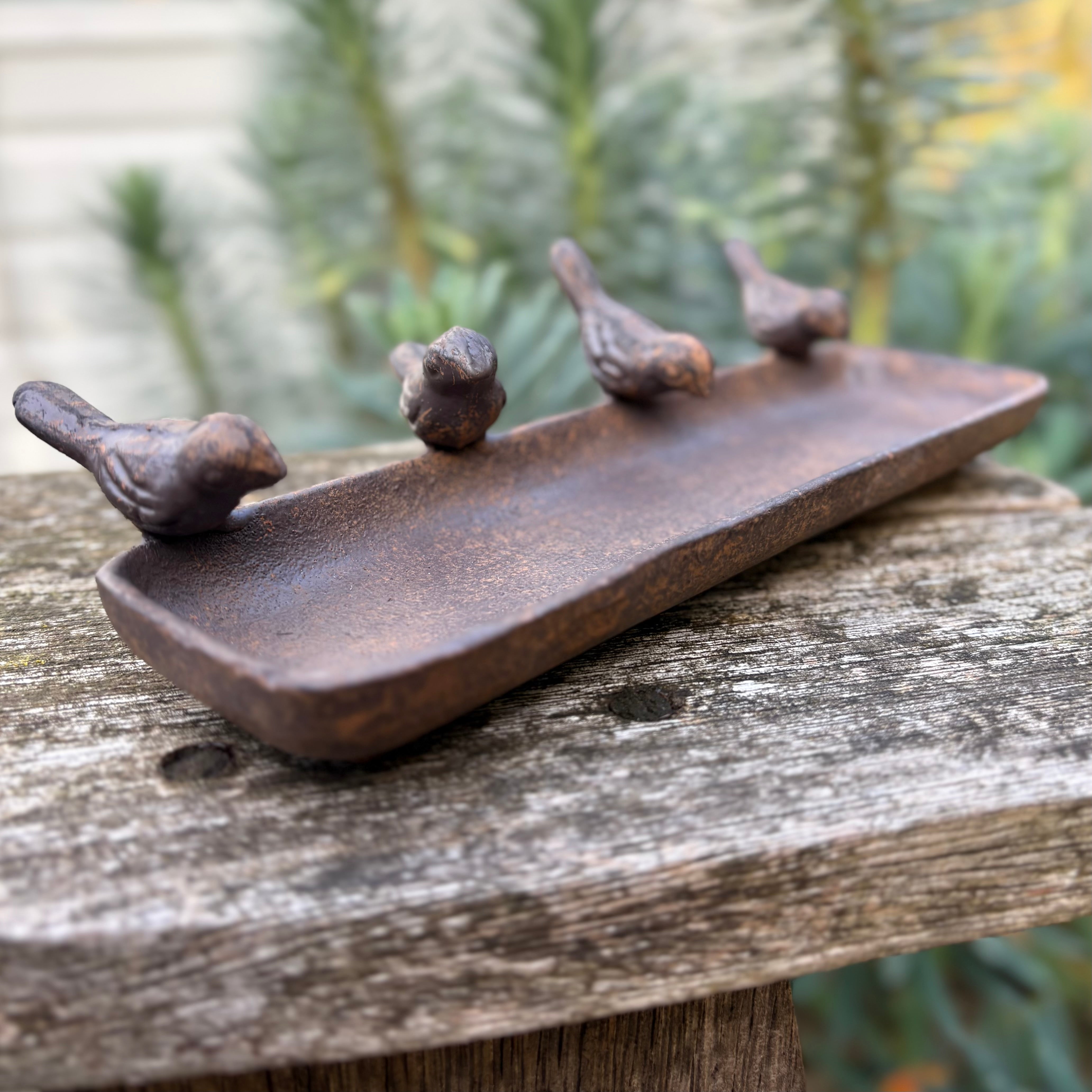 Metal Bird Feeder Tray