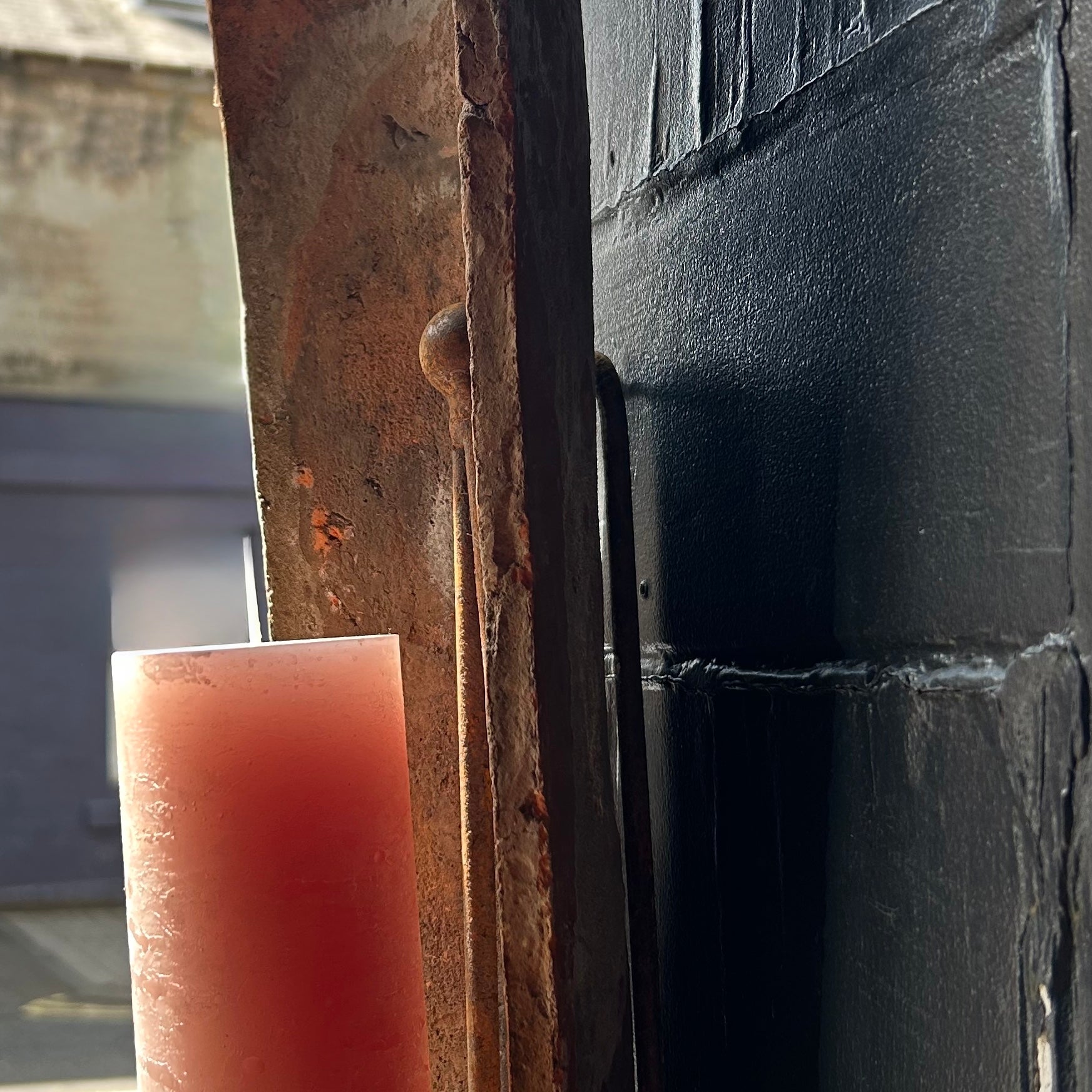 French Roof Tile Candle Sconce