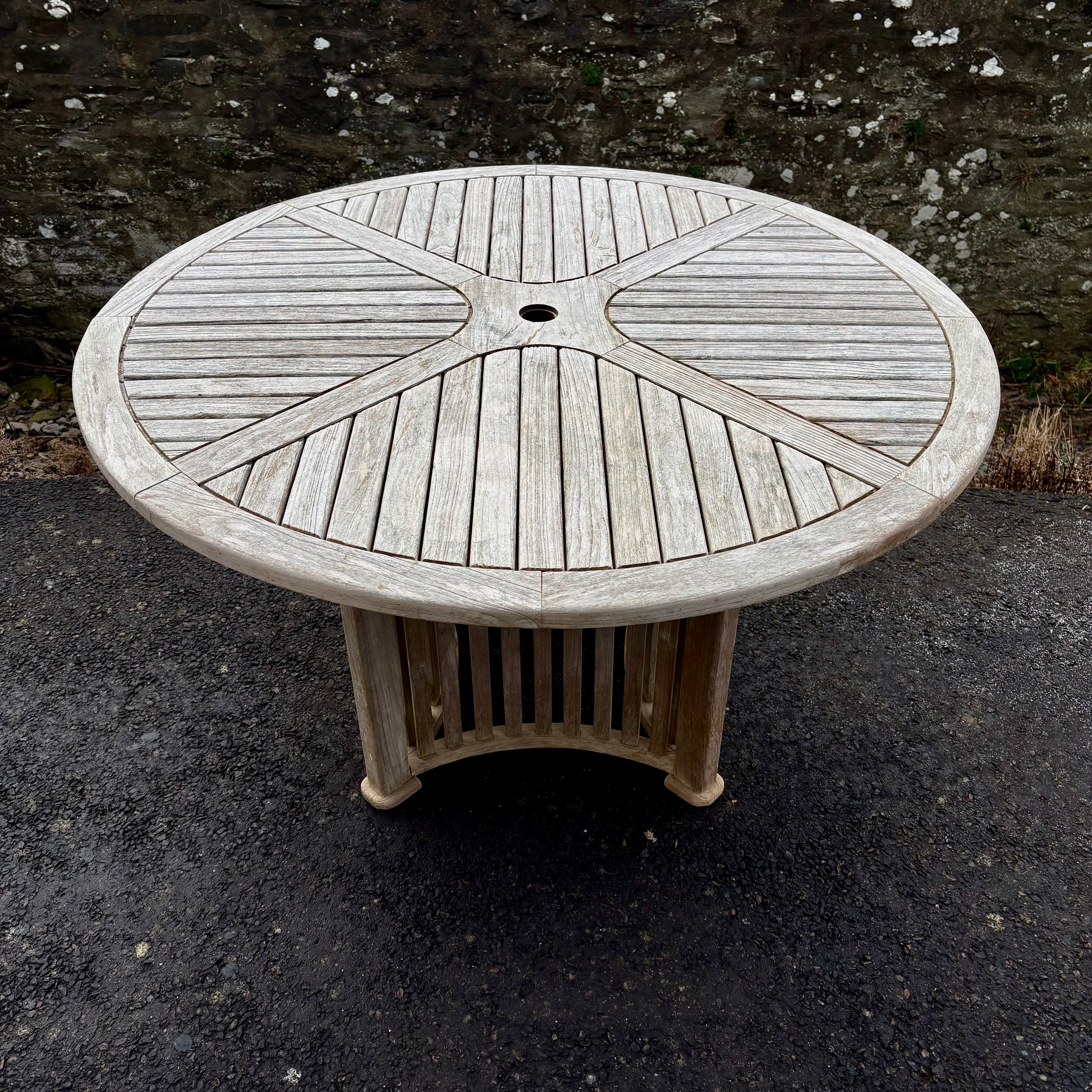 Contemporary Round Garden Table