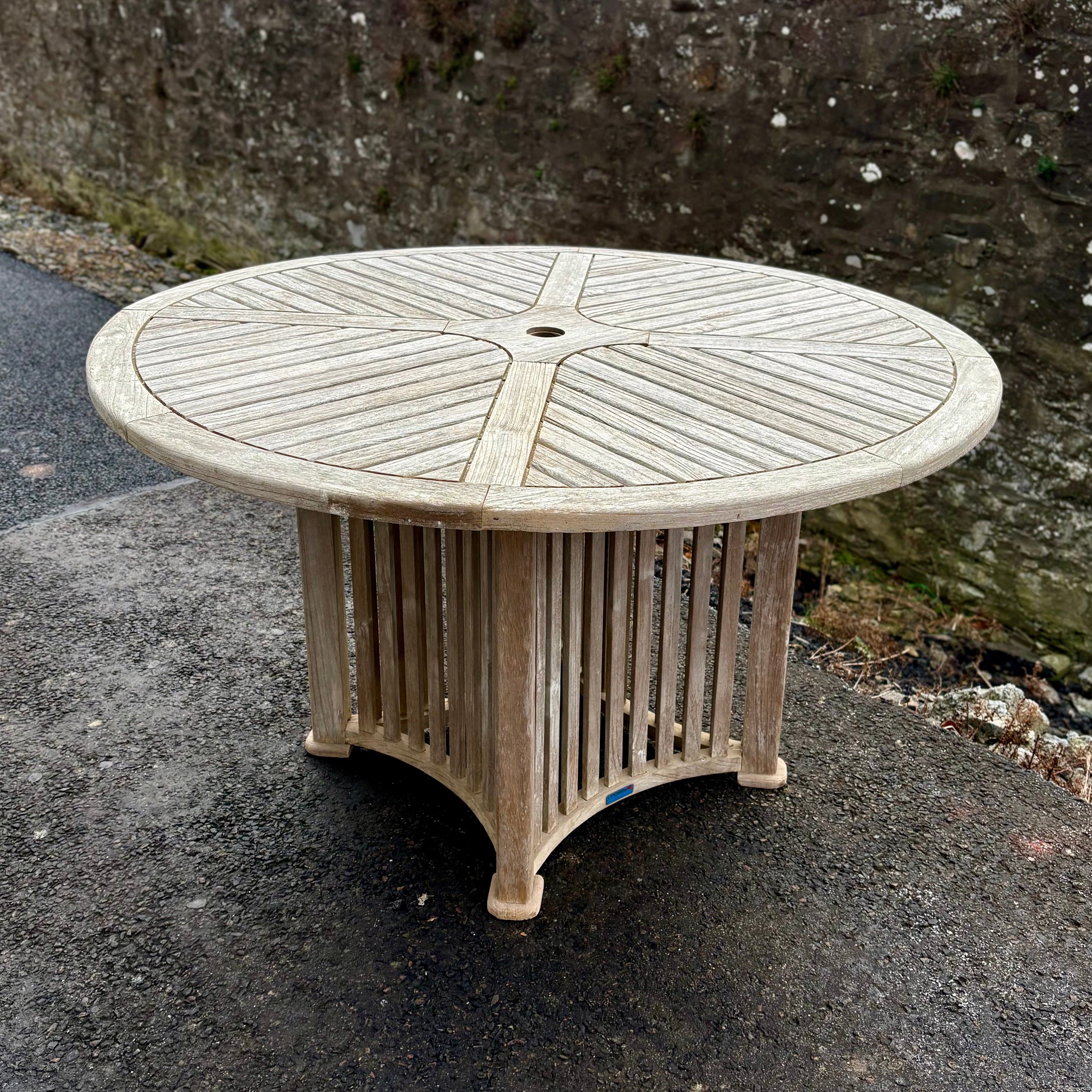 Contemporary Round Garden Table