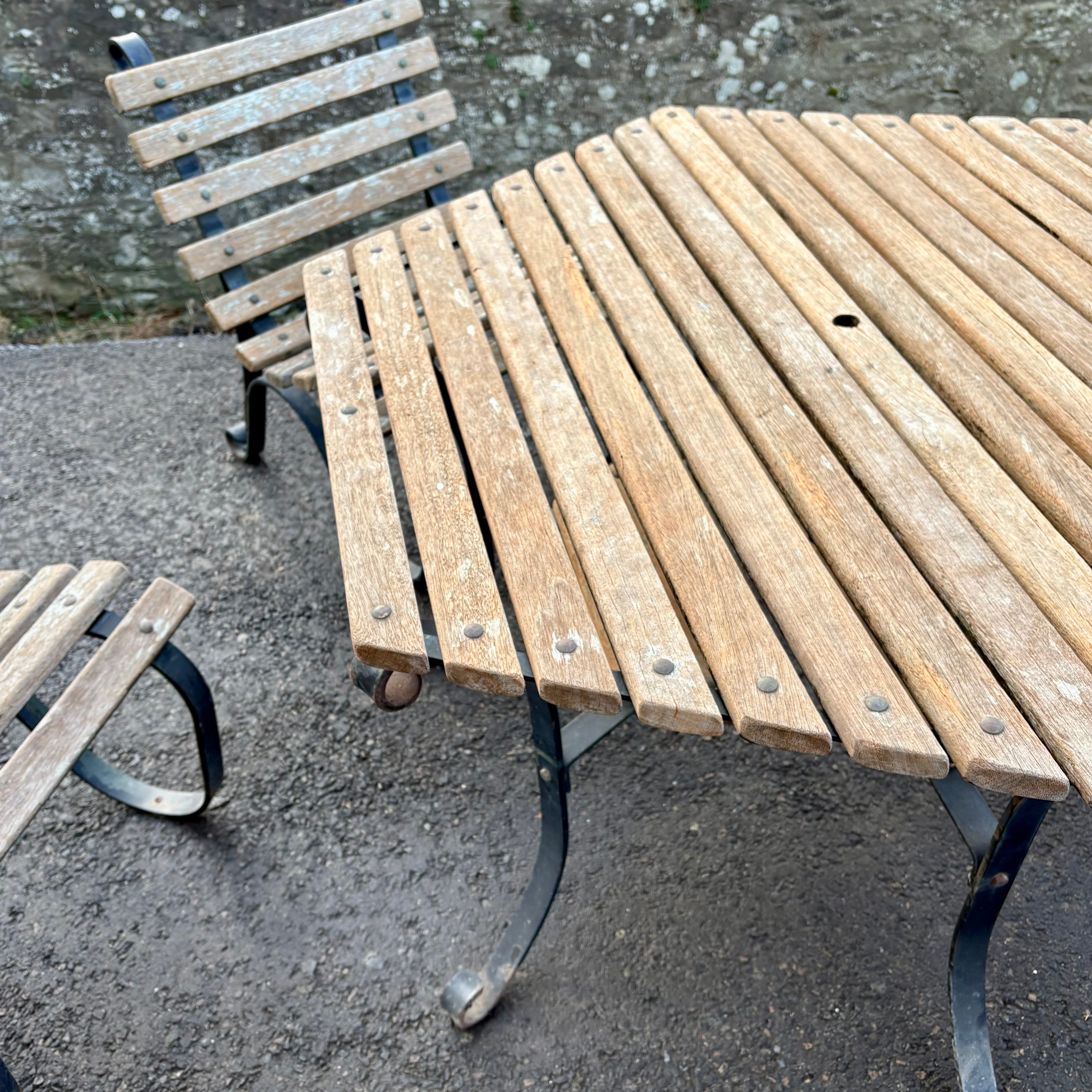 Heavy Garden Table & Chair Set