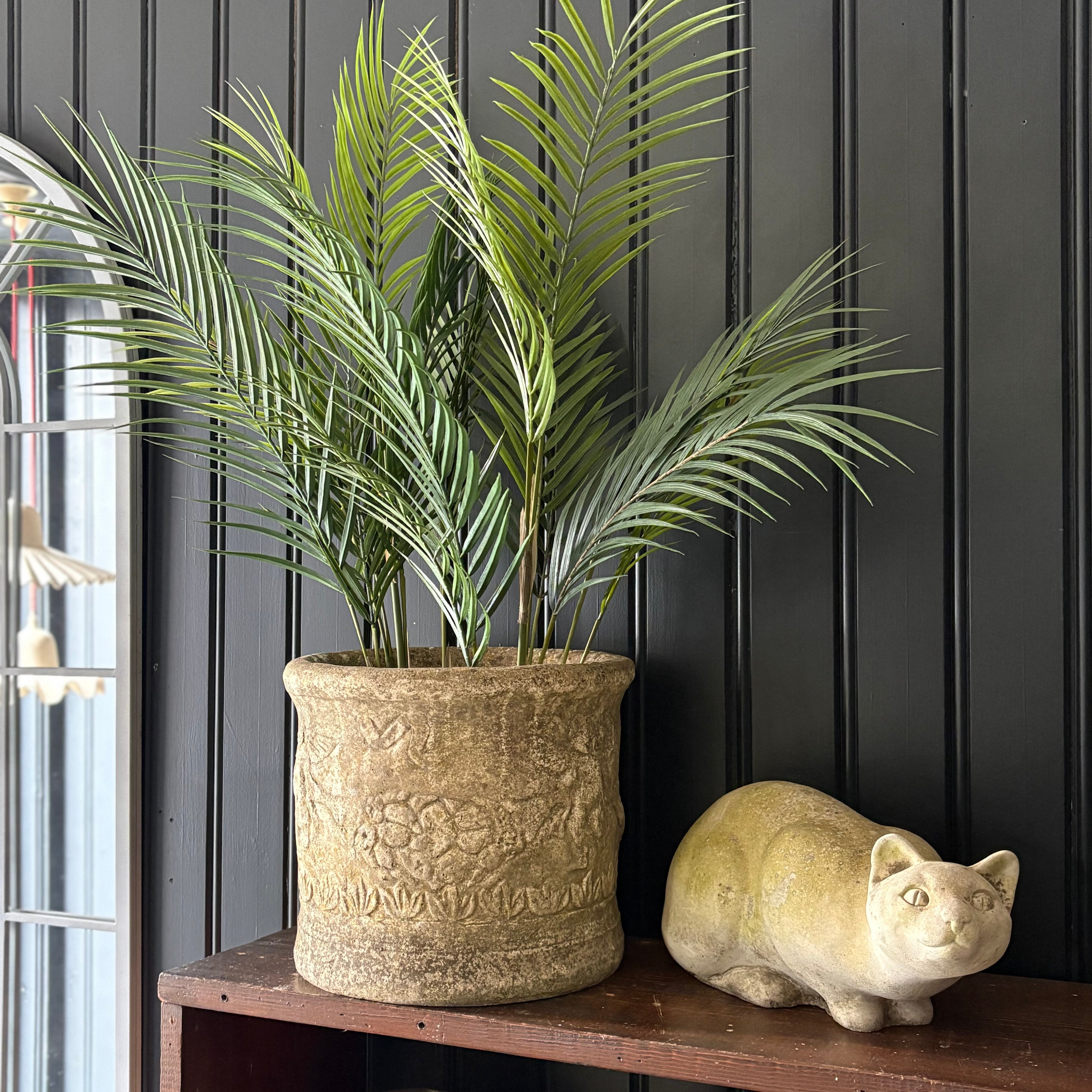Decorative Planter with Putti Design