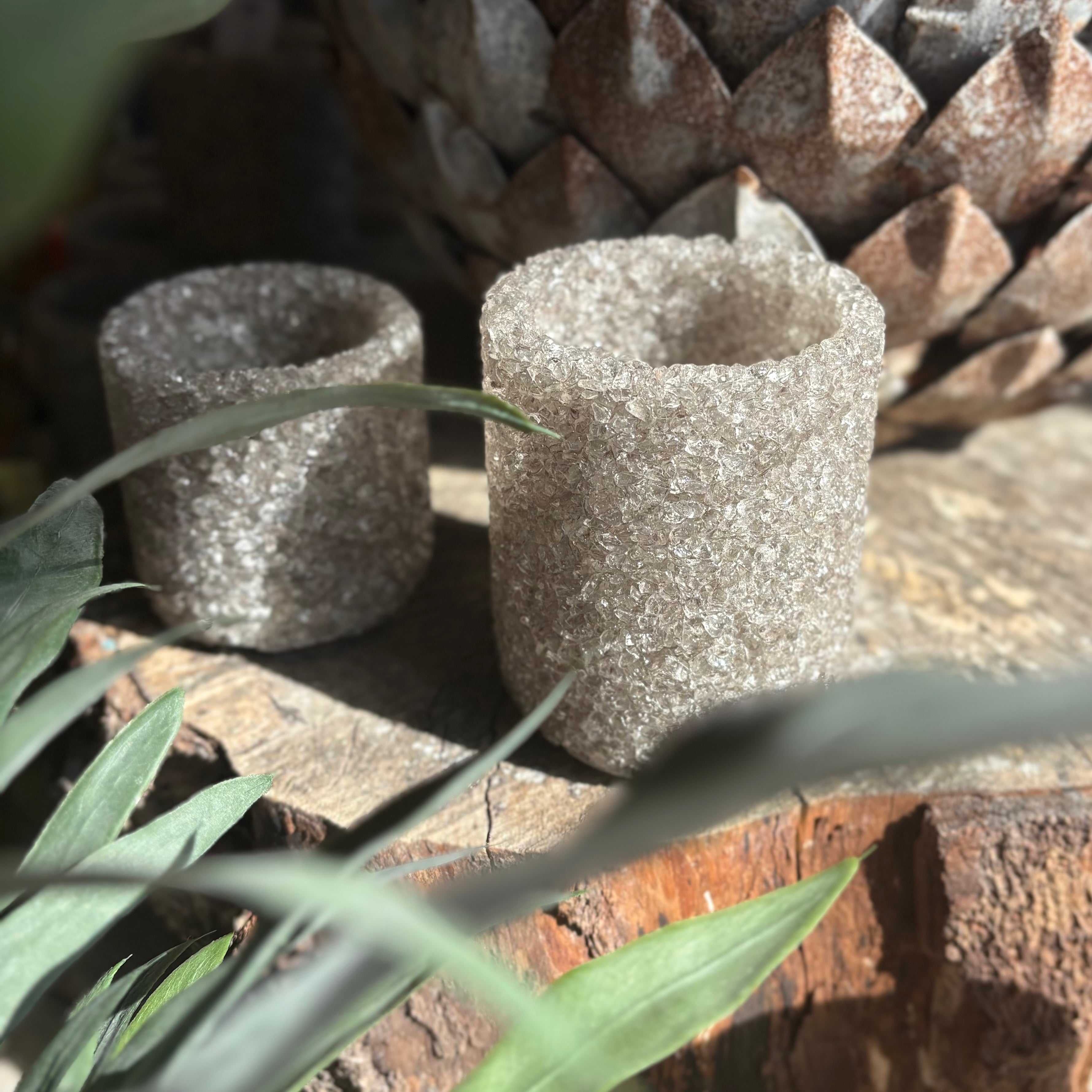 Morita Glass Candle Holder
