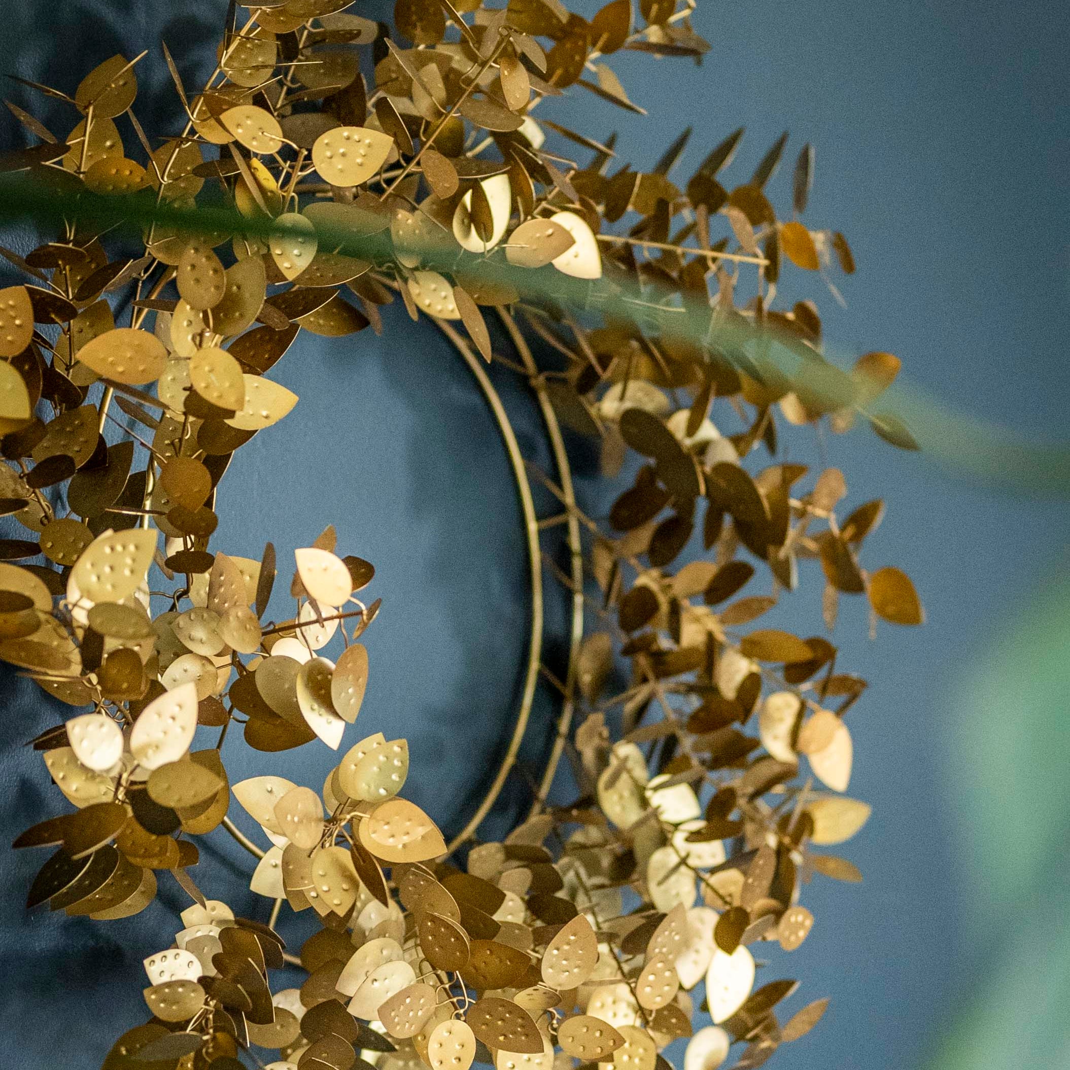 Gold Eucalyptus Wreath