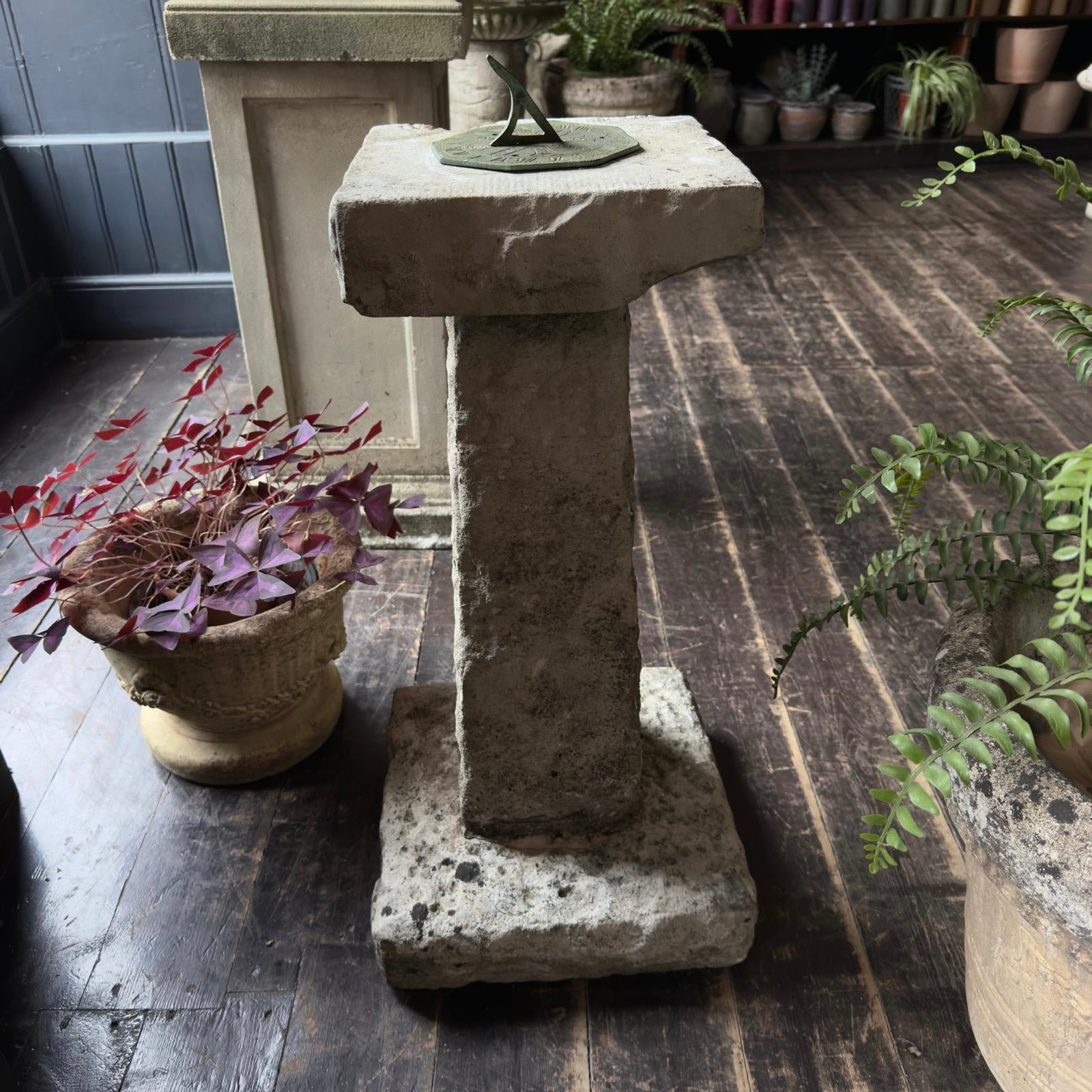 Vintage Stone Sundial