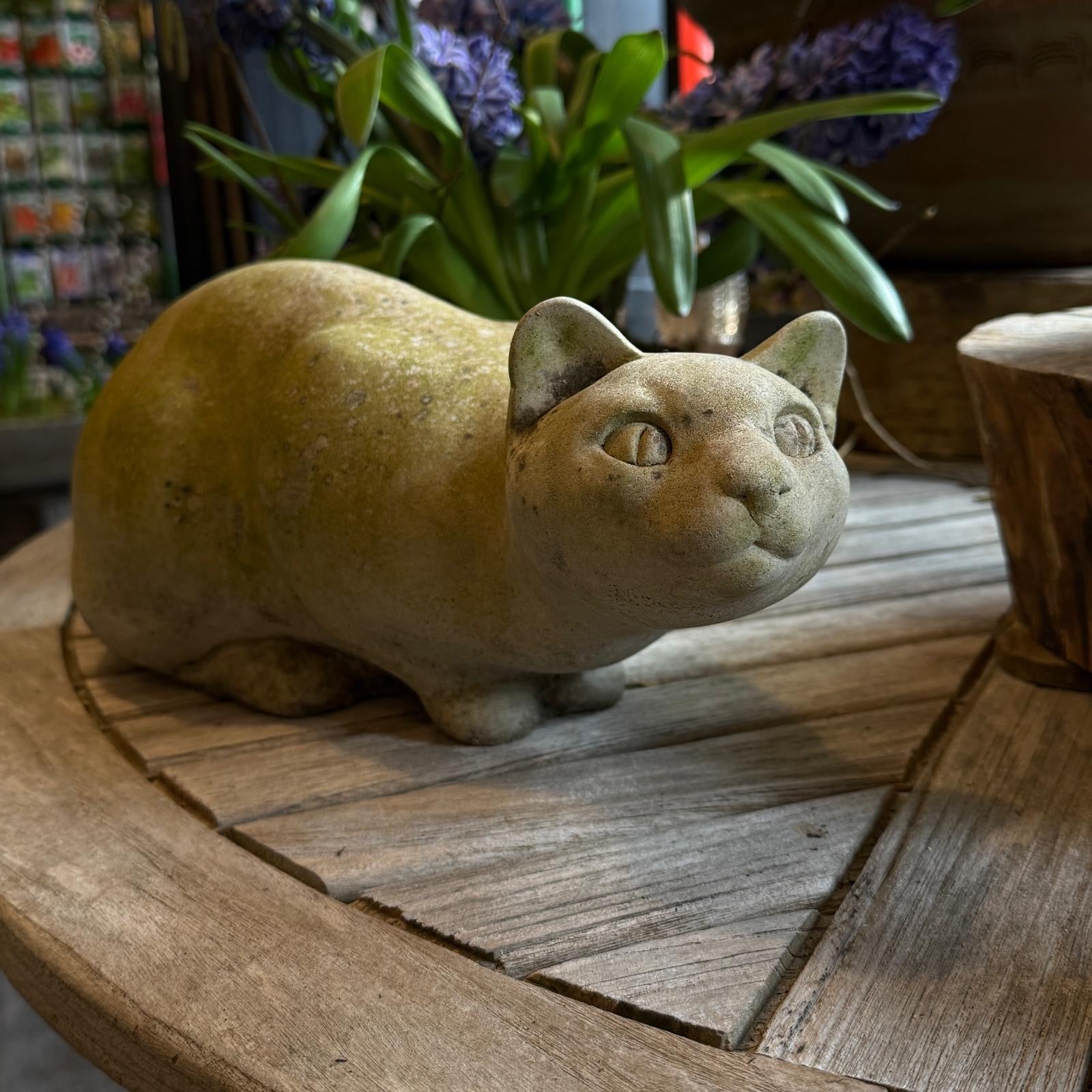 Vintage Cat Statue