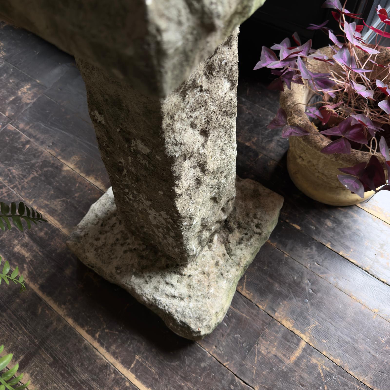 Vintage Stone Sundial