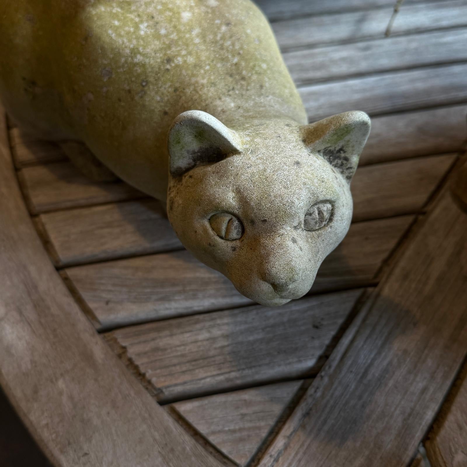 Vintage Cat Statue