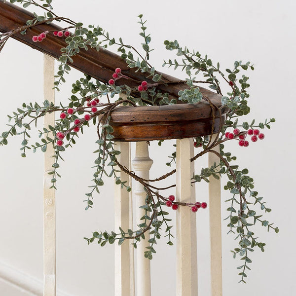 Frosted Winter Berry Garland Artificial Flora Henderson's 