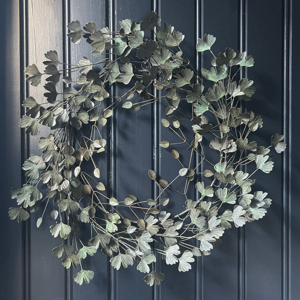 Ginkgo Leaf Wreath metal wreath Henderson's 