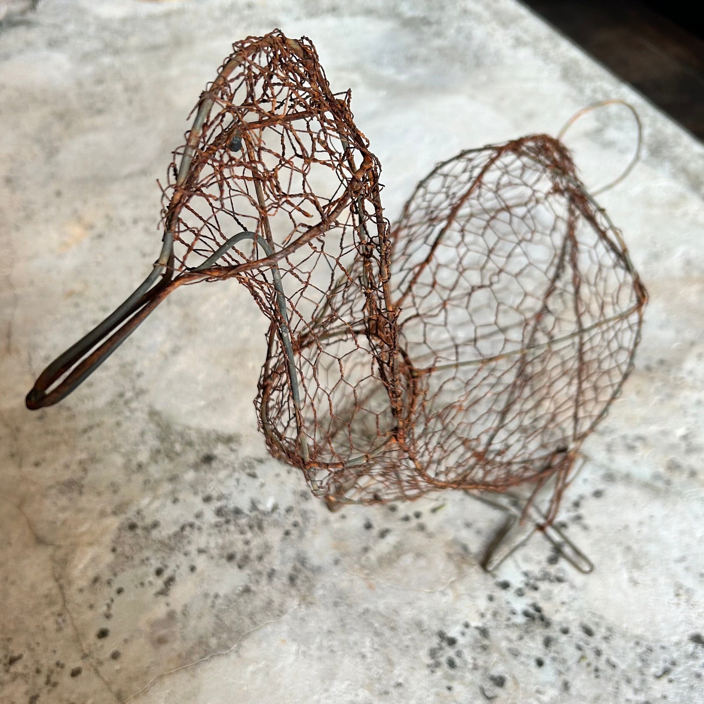 Handmade Wire Duck Sculpture Wire Duck Henderson's 